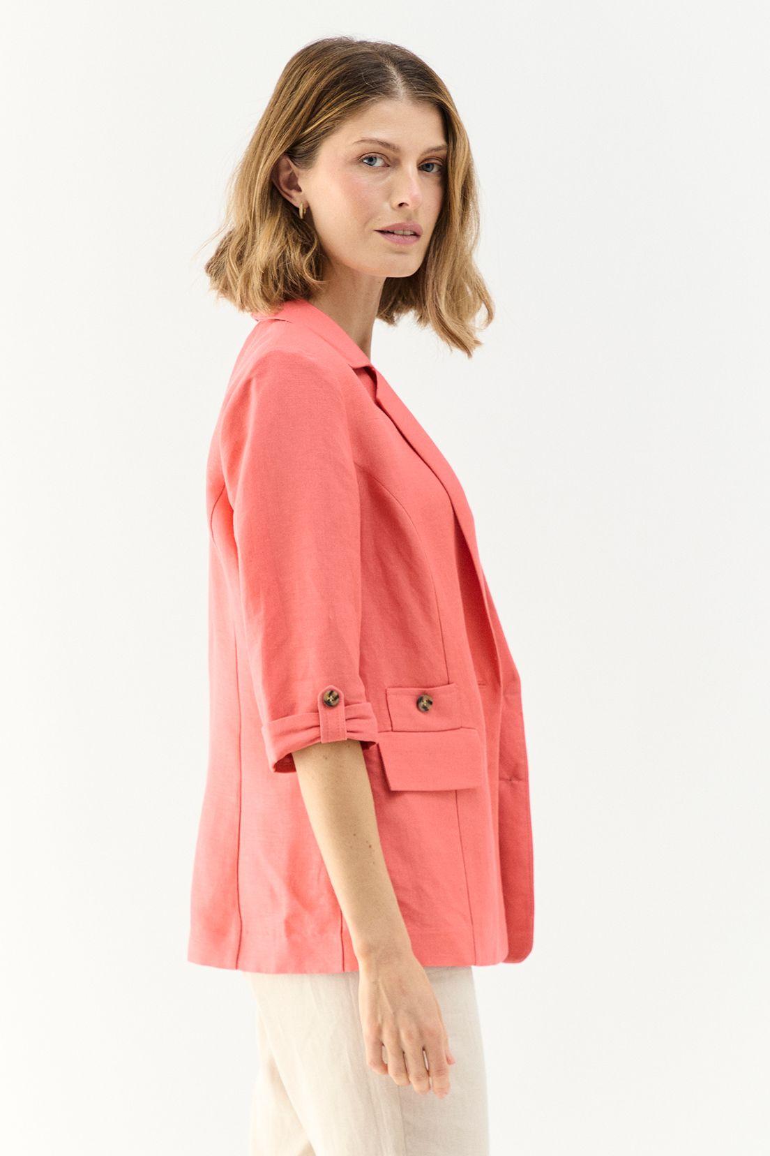 Blazer Liso Coral Ma Griffe 16004224007133-3