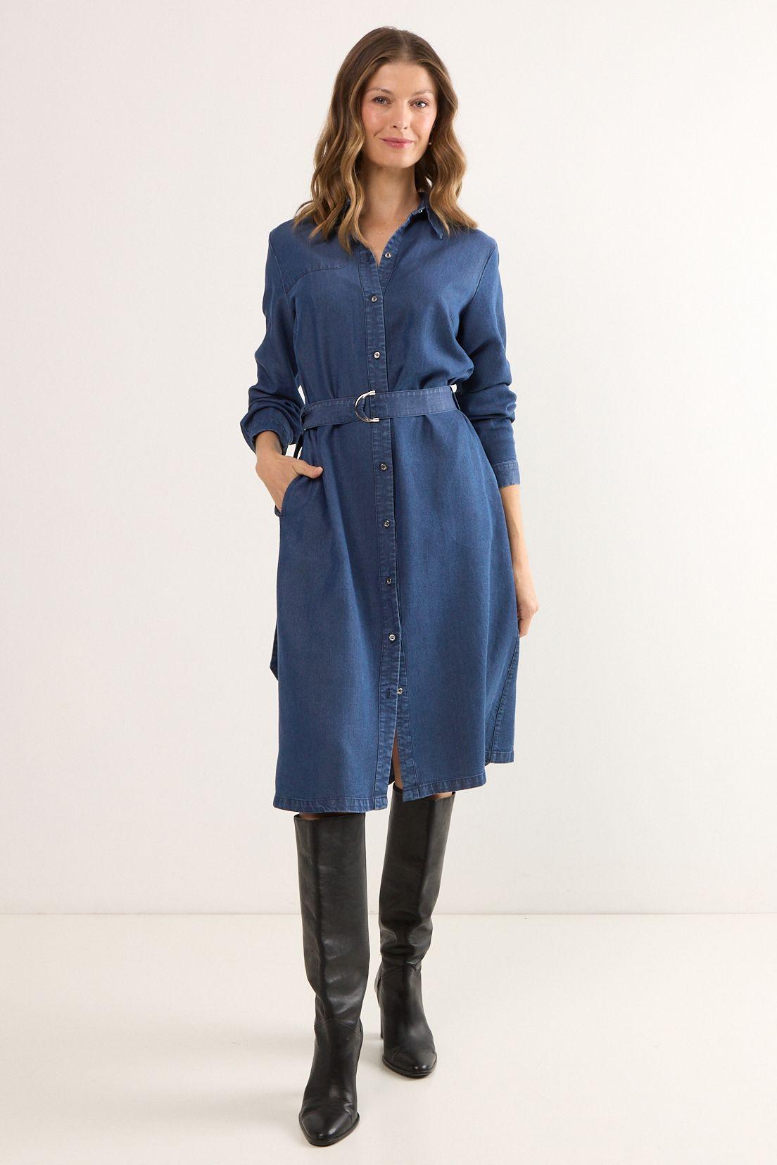 Vestido Liso Azul Ma Griffe 13002225002104-0