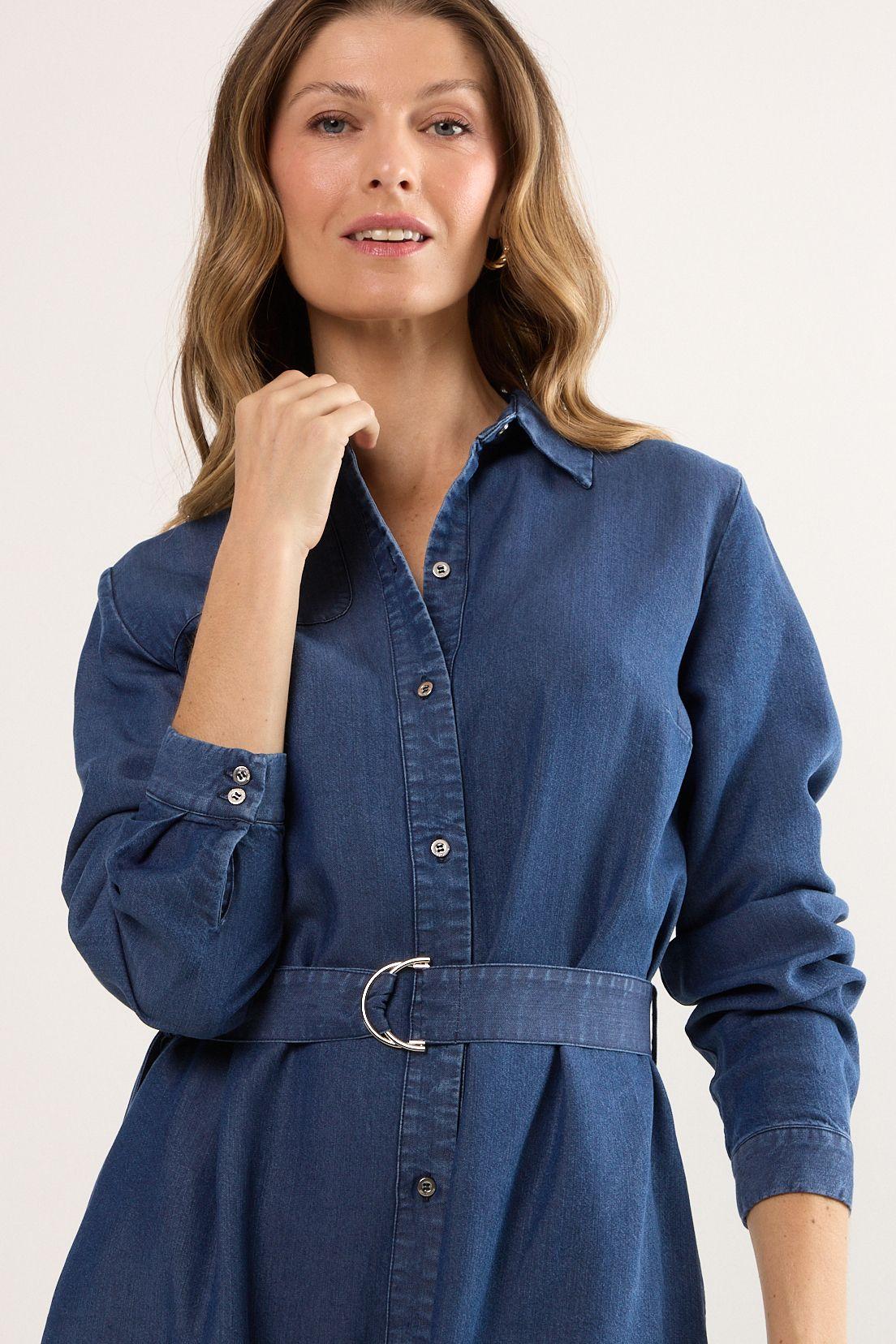 Vestido Liso Azul Ma Griffe 13002225002104-2