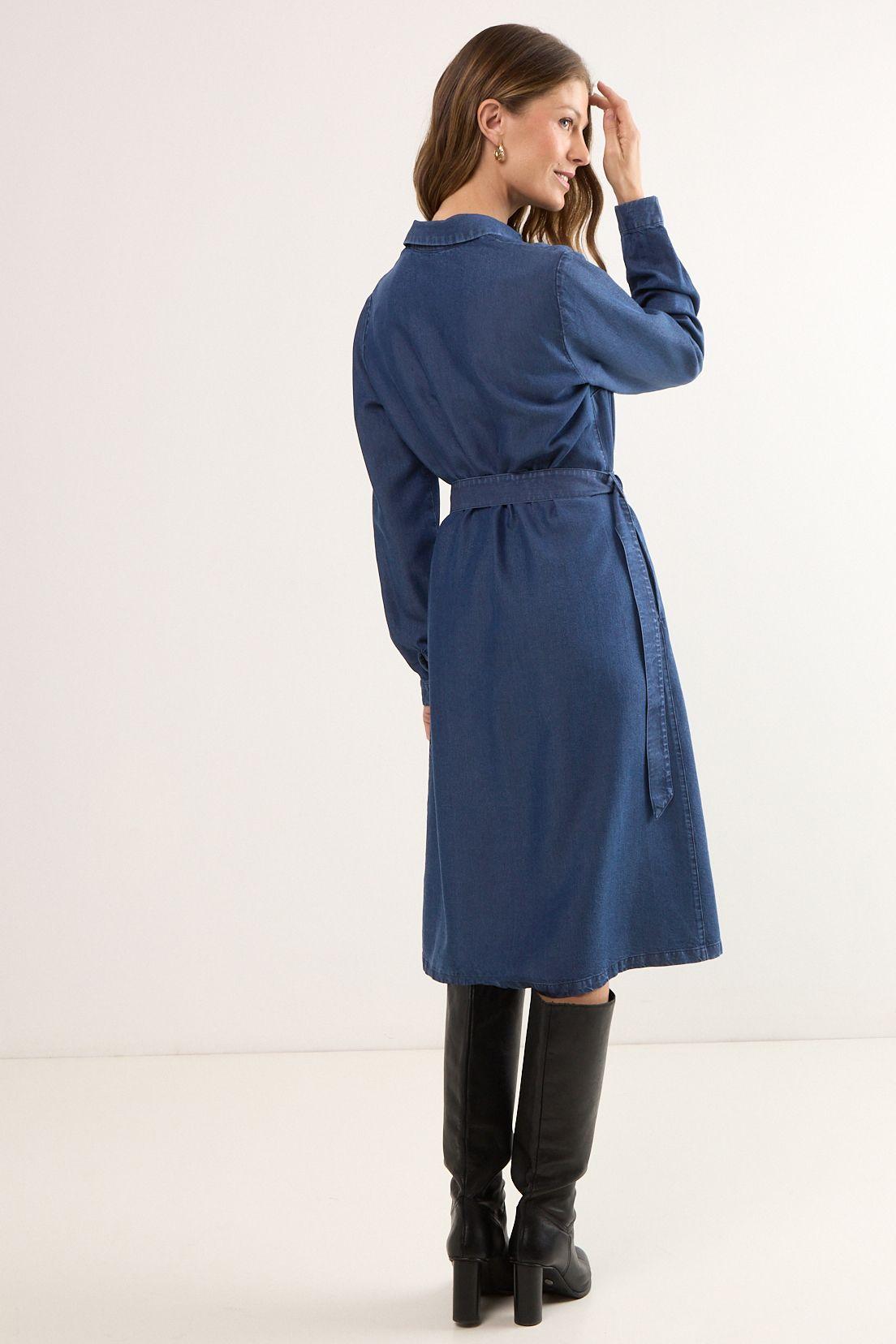 Vestido Liso Azul Ma Griffe 13002225002104-4