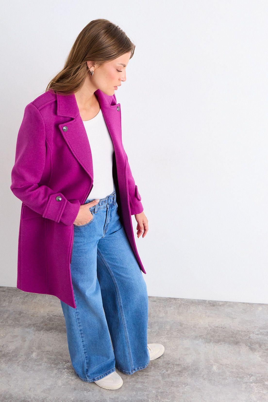 Chaqueton Liso Fucsia iO 17220126008116-3