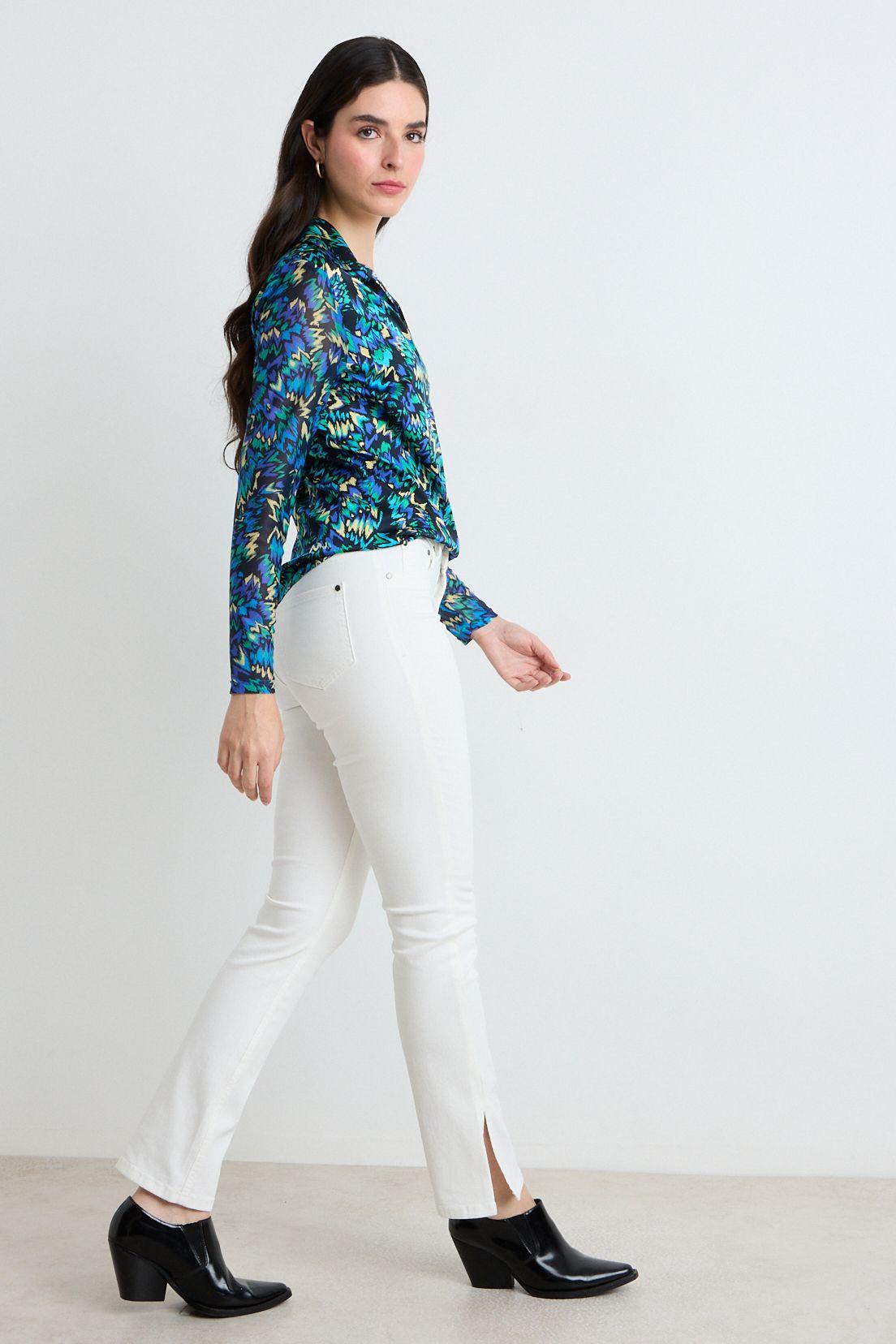 Blusas Manga Larga Azul Ash 14107225001104-2