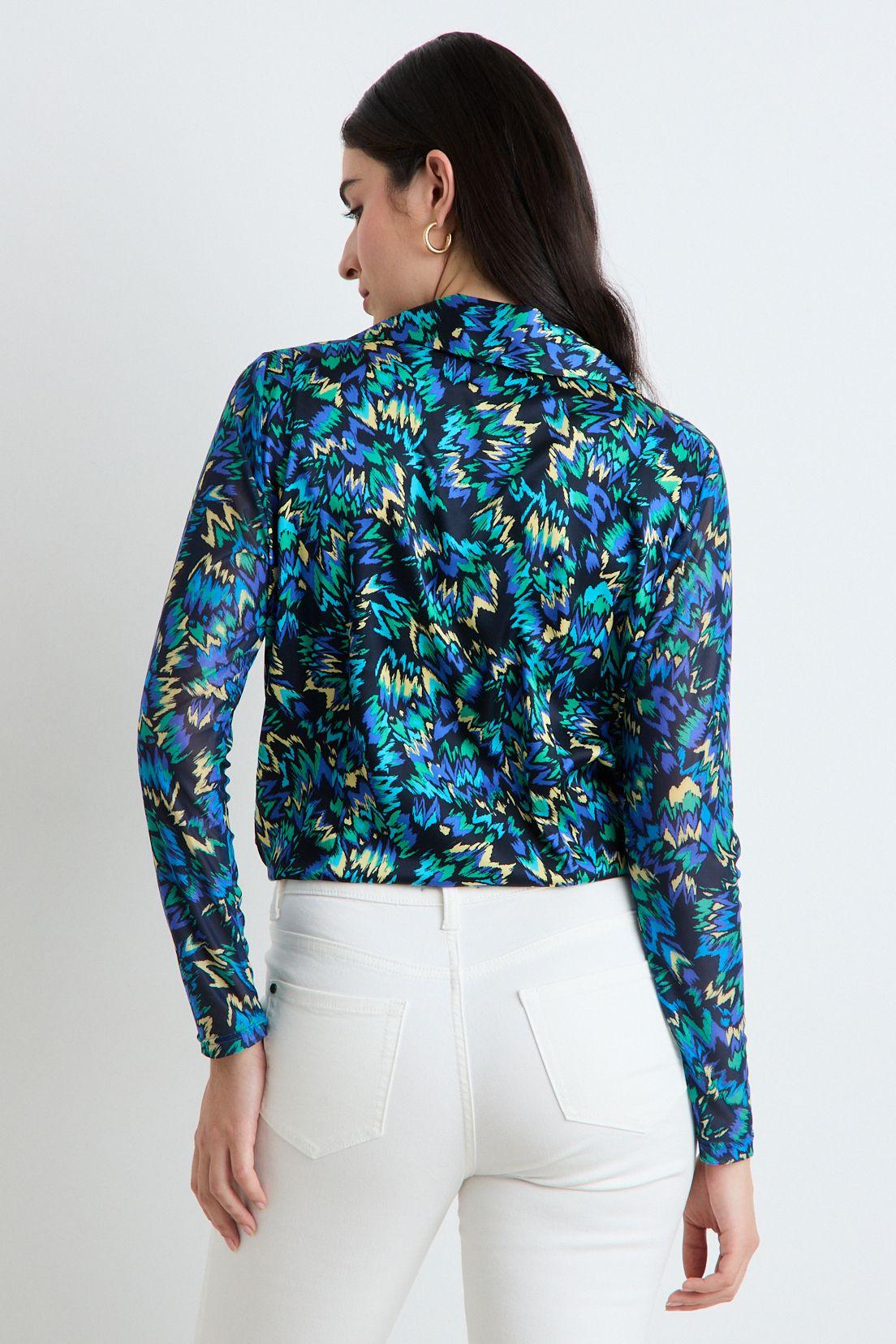 Blusas Manga Larga Azul Ash 14107225001104-3