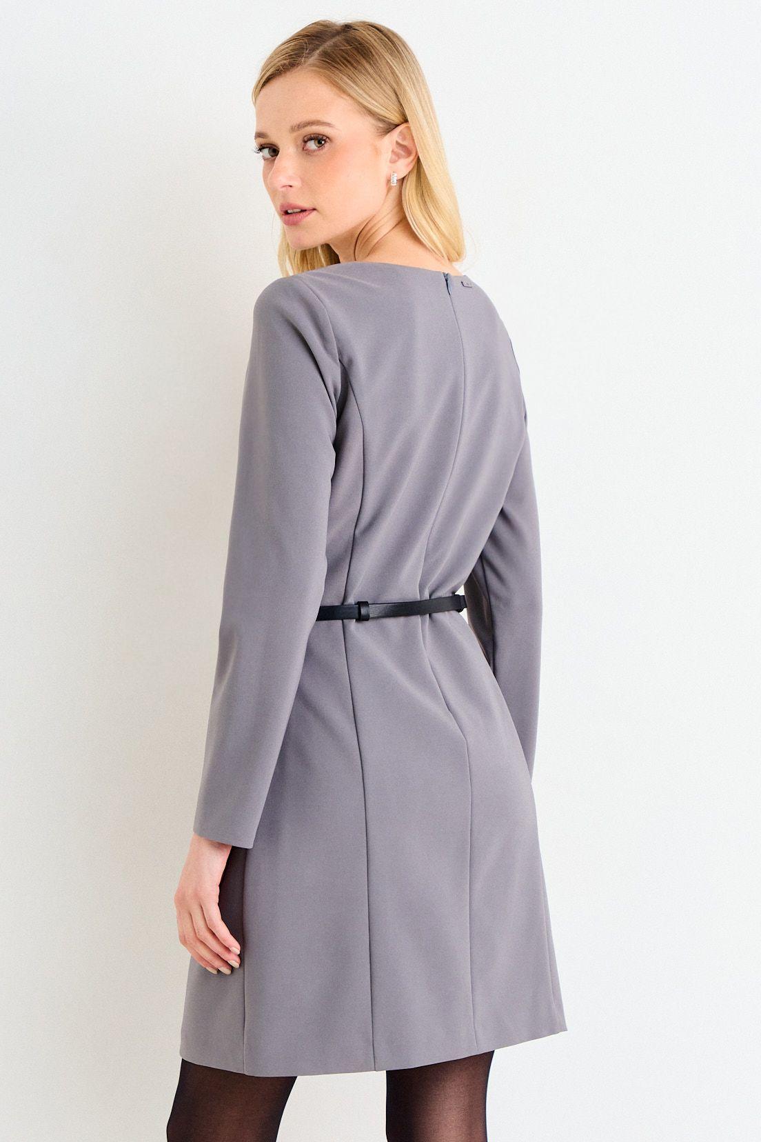 Vestido Formal Basico Gris Ash 13007126051113-2