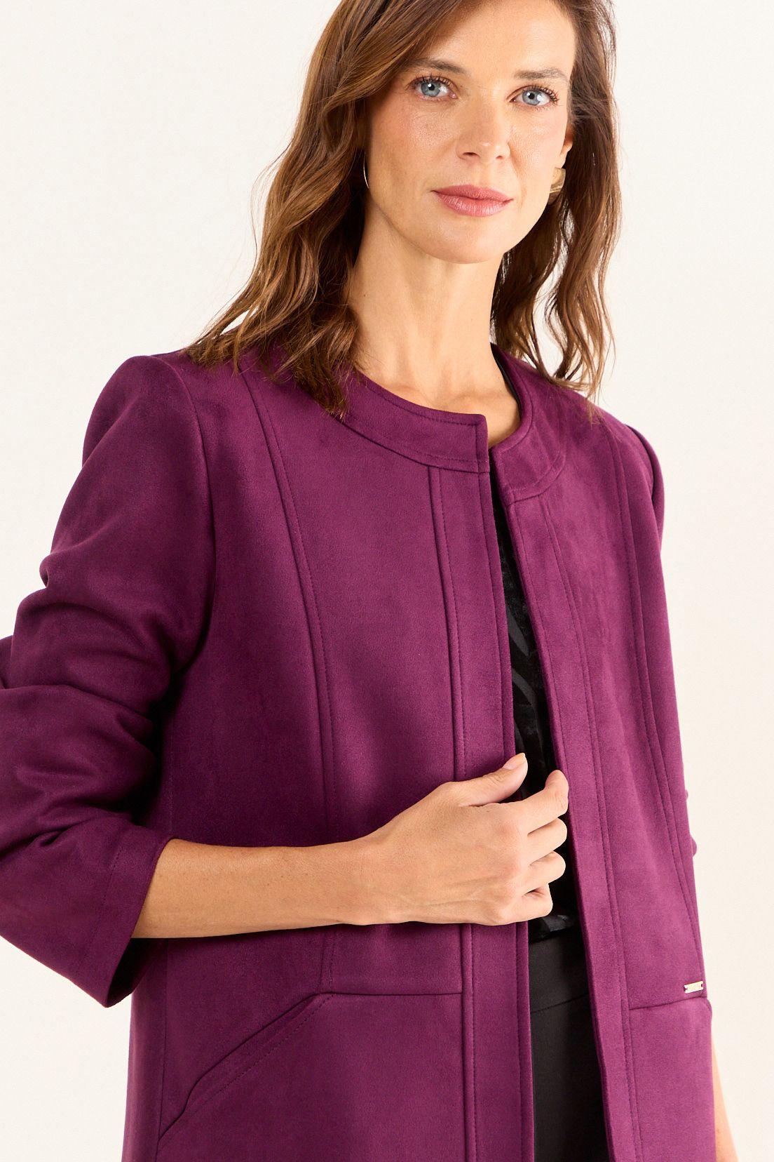 Trench Antelina Morado Ma Griffe 17402126053121-1