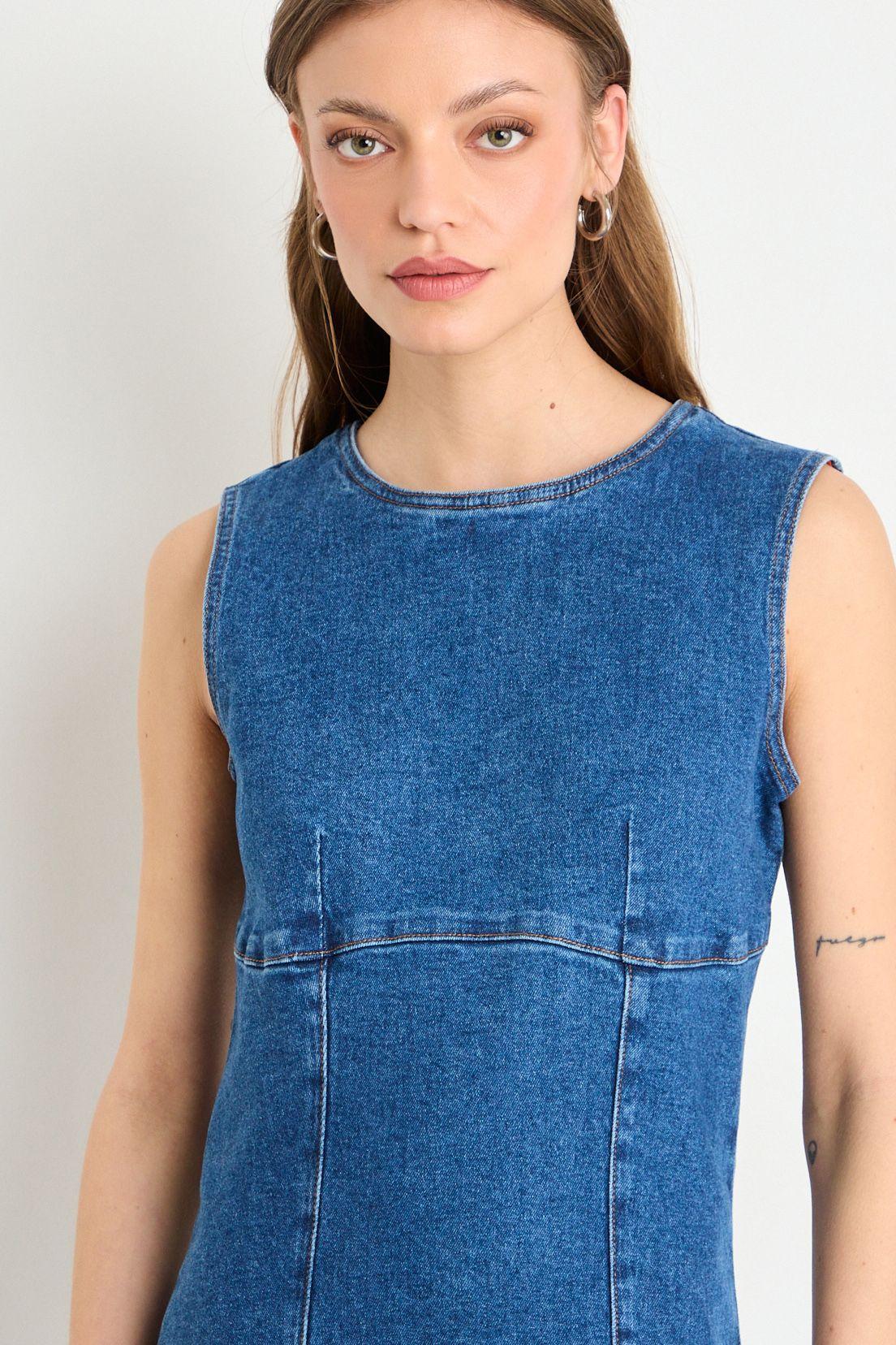 Vestido Corto Denim iO 13820225002104-2