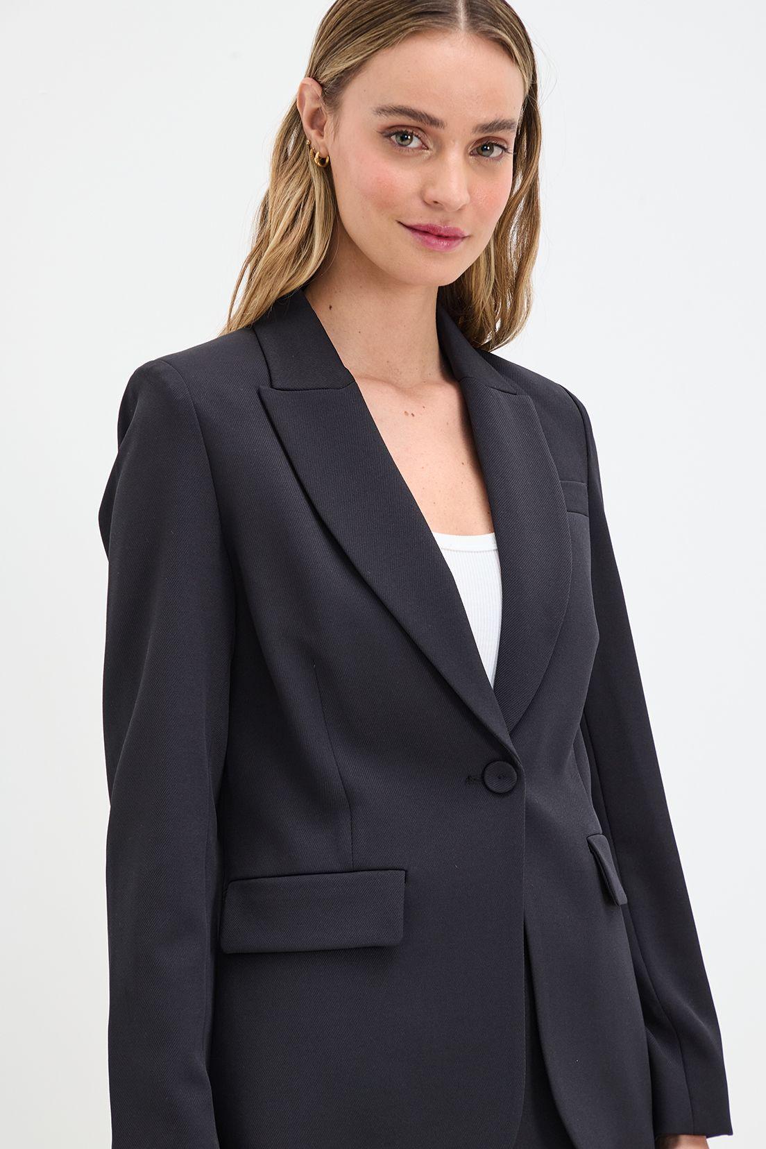 Blazer Liso Negro 16020125012102-1