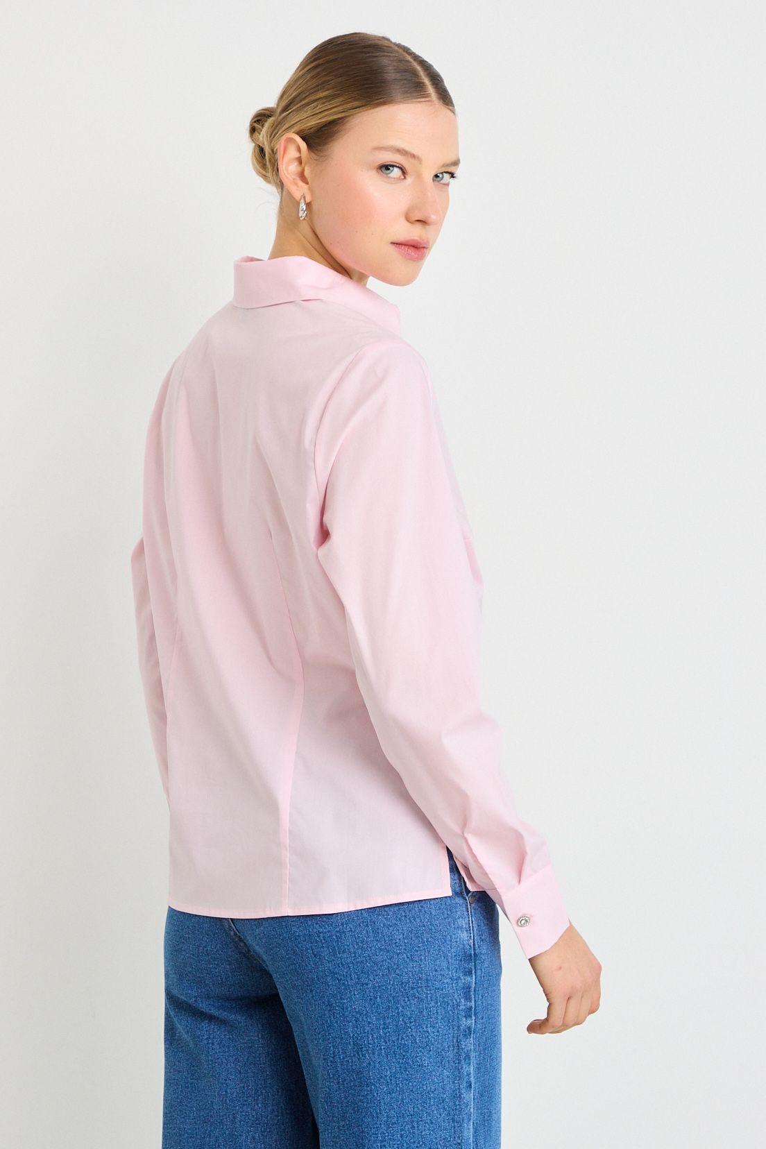 Blusas Manga Larga Rosa Ash 14007225091123-2