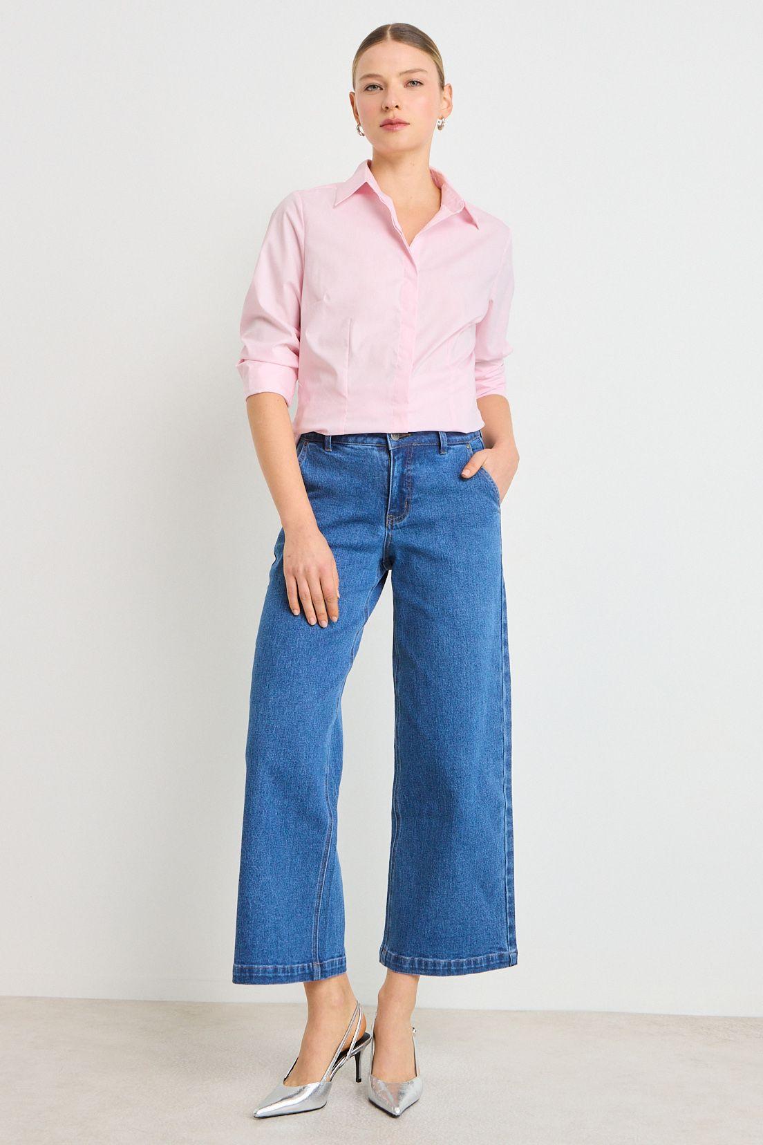 Blusas Manga Larga Rosa Ash 14007225091123-3