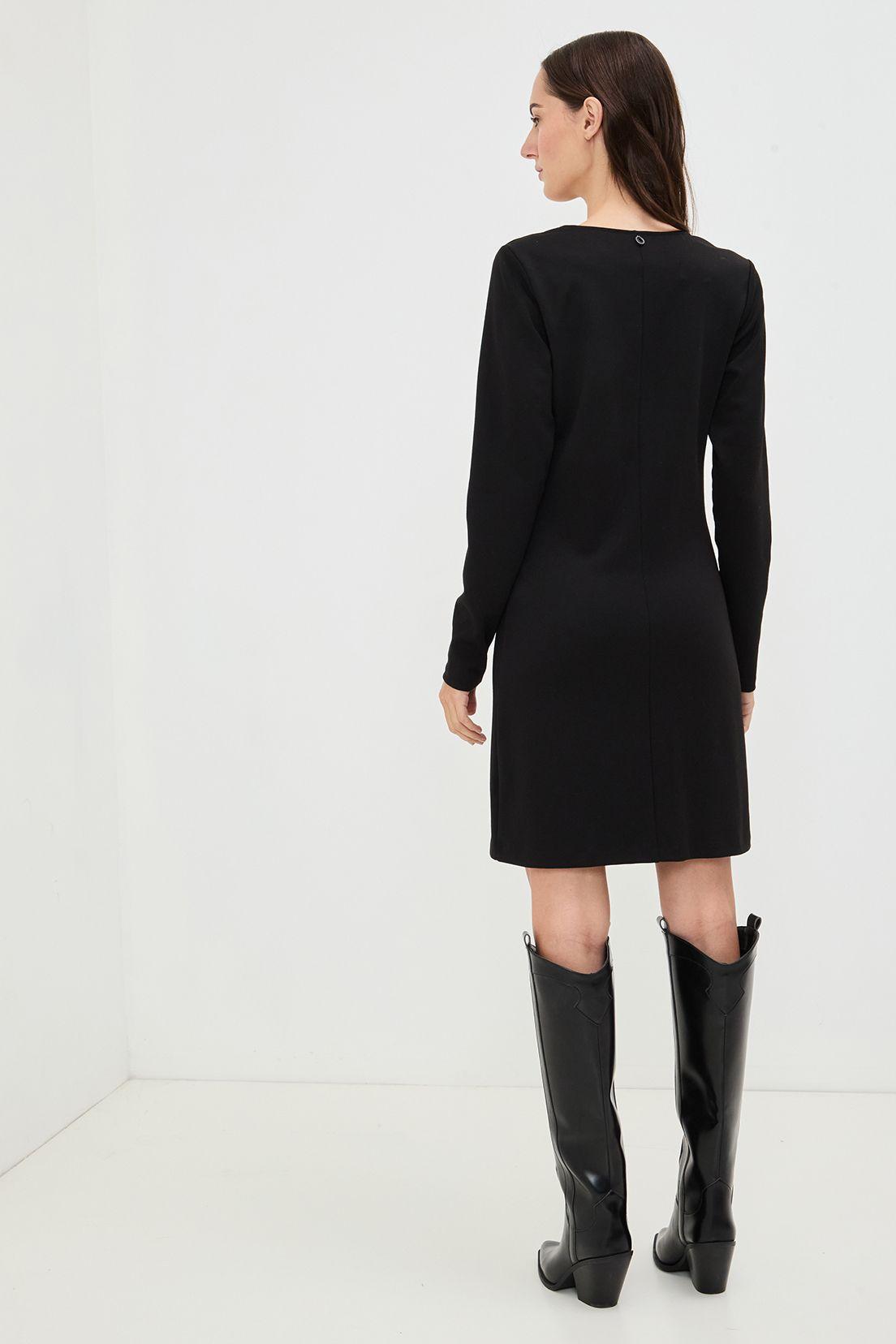 Vestido Liso Negro 13020125053102-3