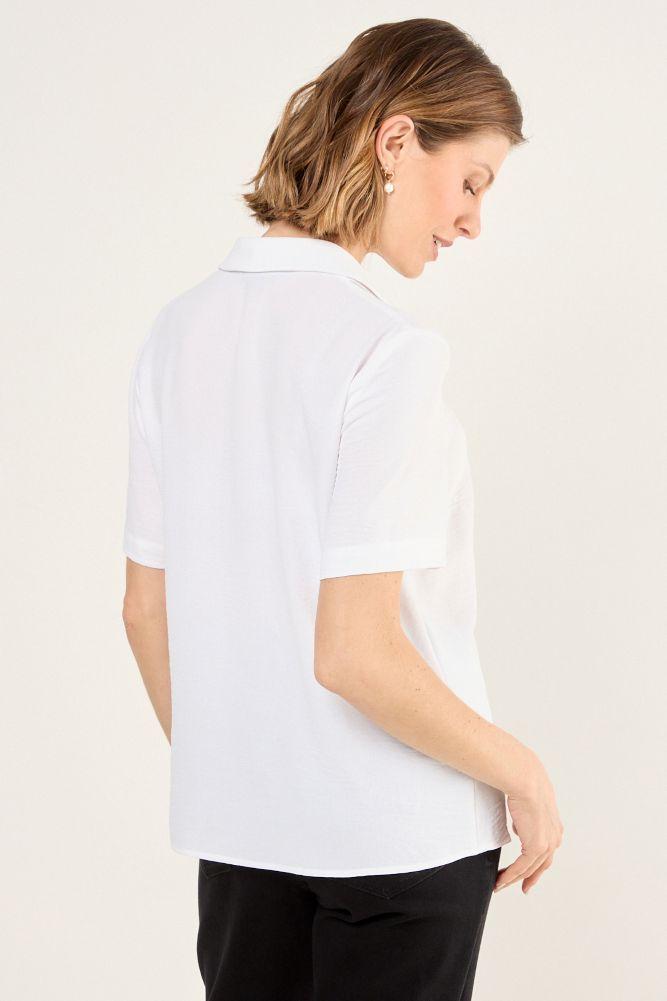 Blusa Camisera Blanco Ma Griffe 14002225012101-2