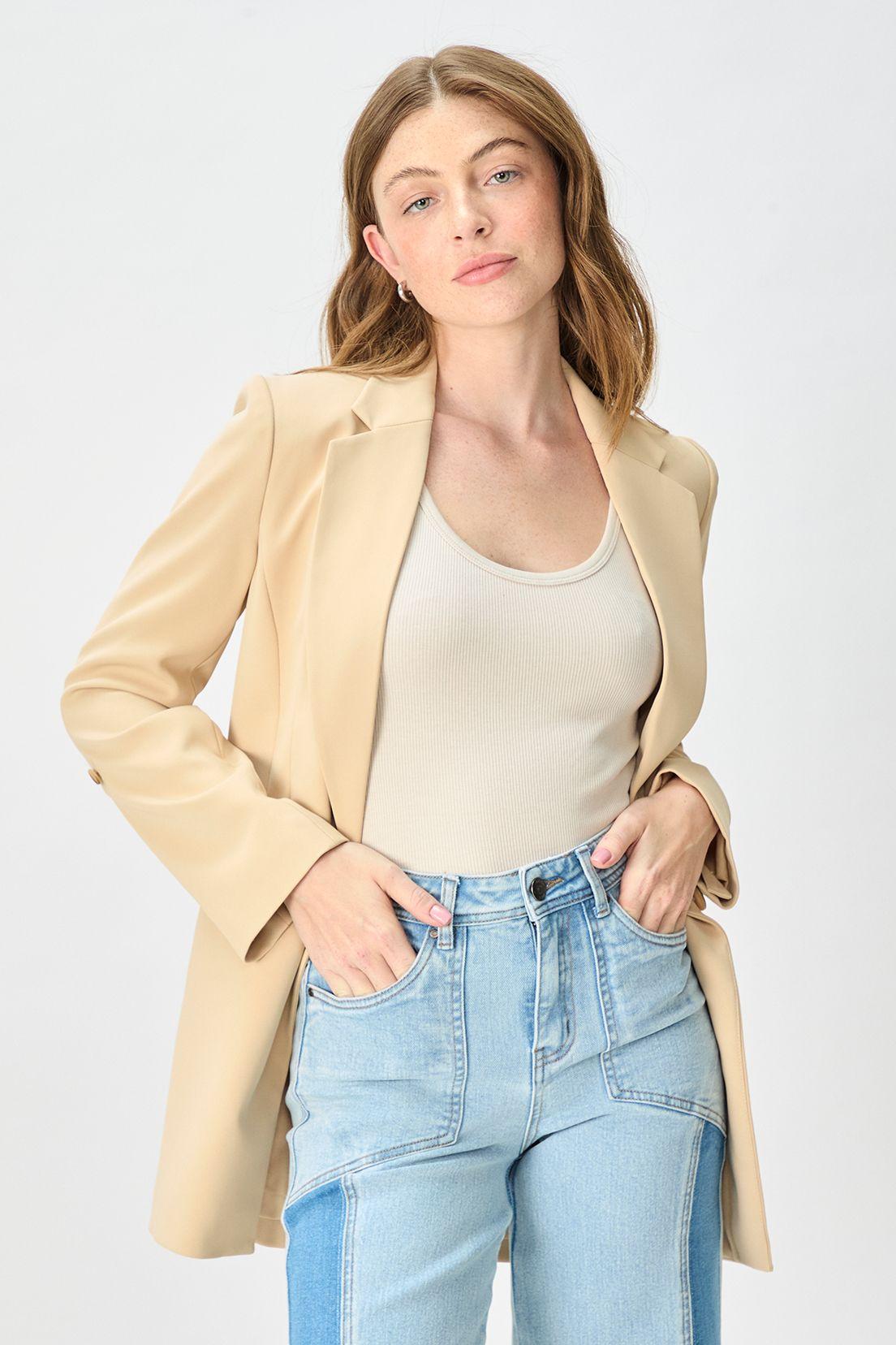 Blazer Liso Beige iO 16020125057106-4