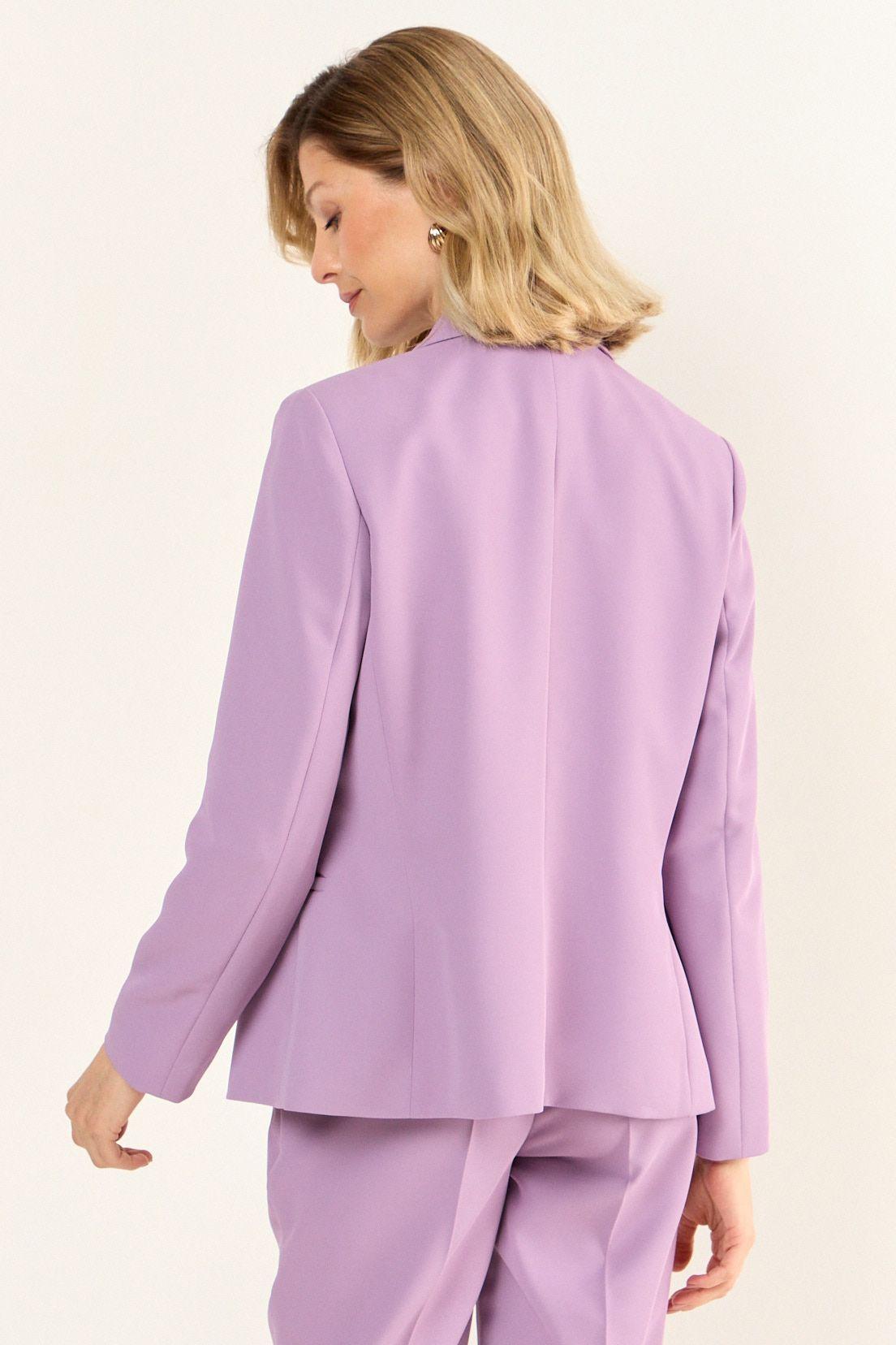 Blazer Abotonado Morado Ma Griffe 16002126001211-2