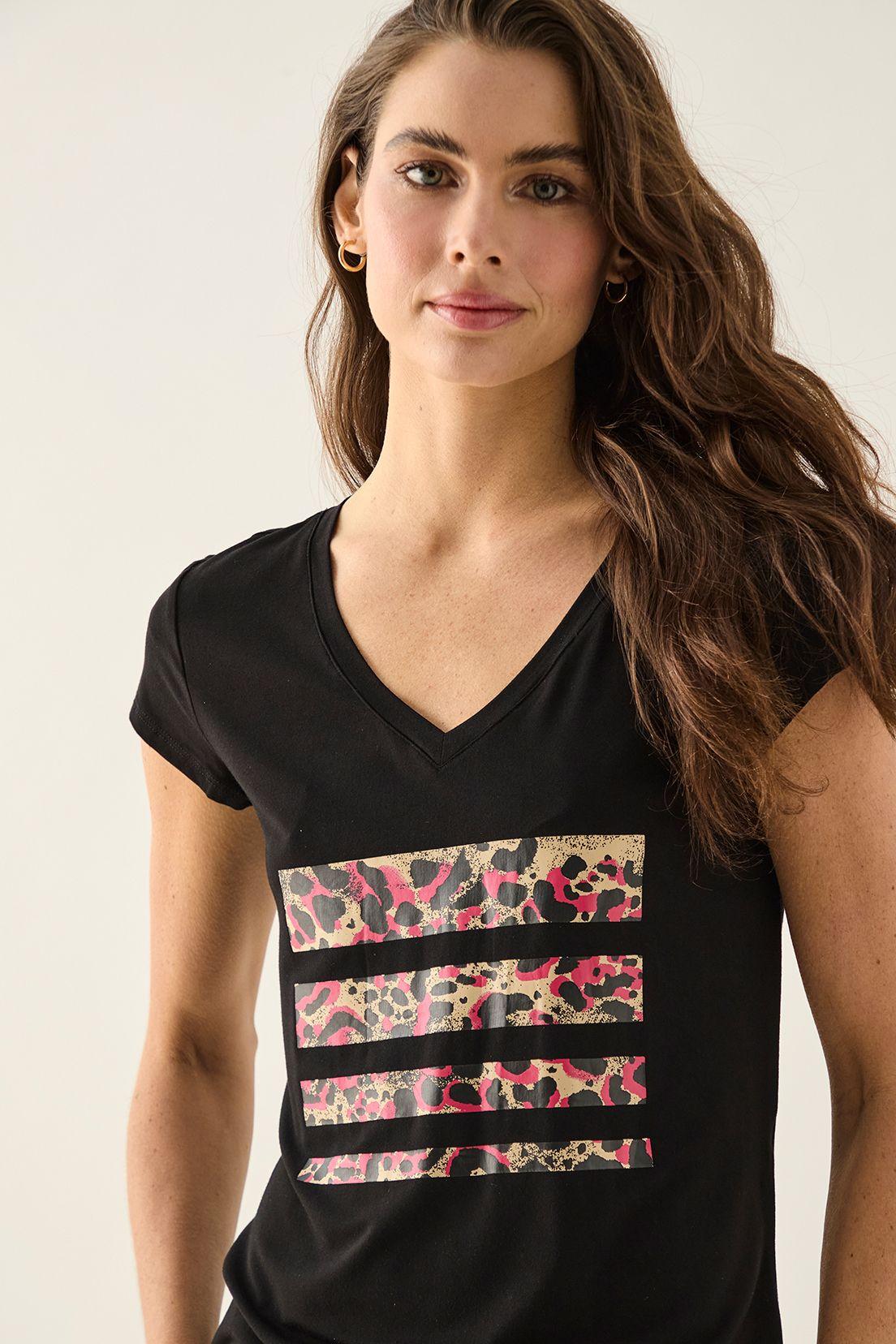 Polera Estampada Focalizada Negro Ash 14607125001102-1