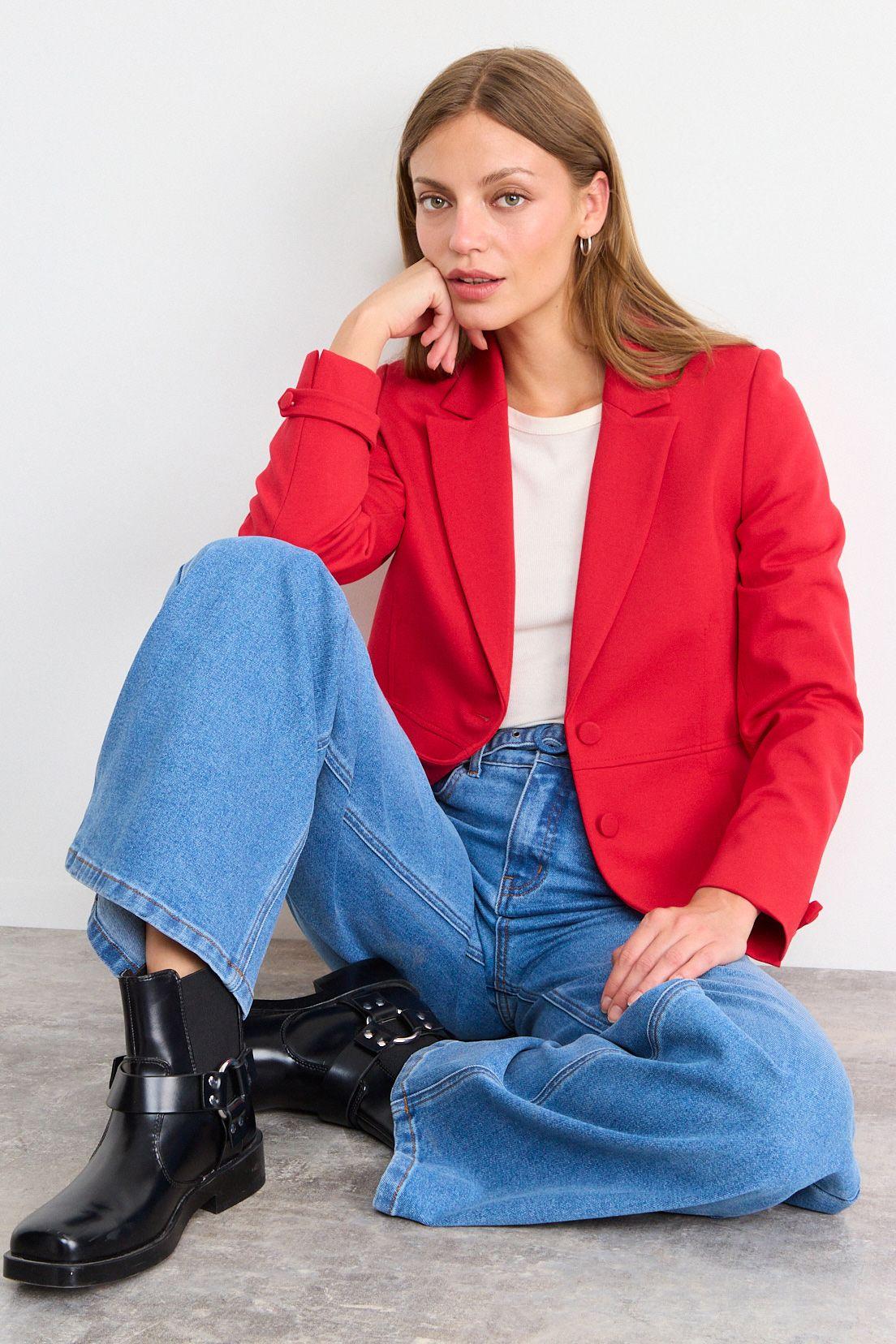 Blazer Liso Rojo iO 16020126012103-3