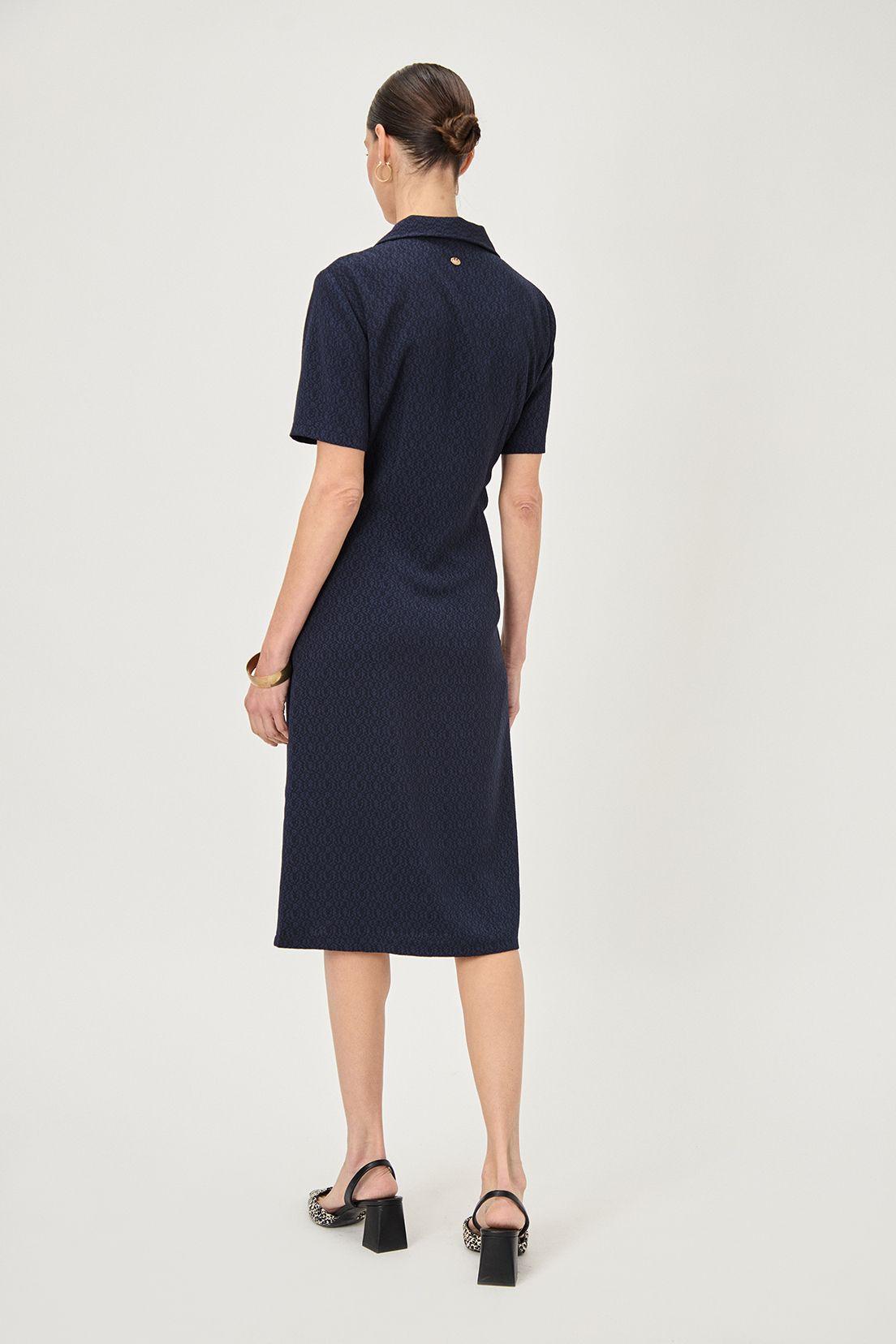 Vestido Bolsillos Azul Ma Griffe 13002224054104-4