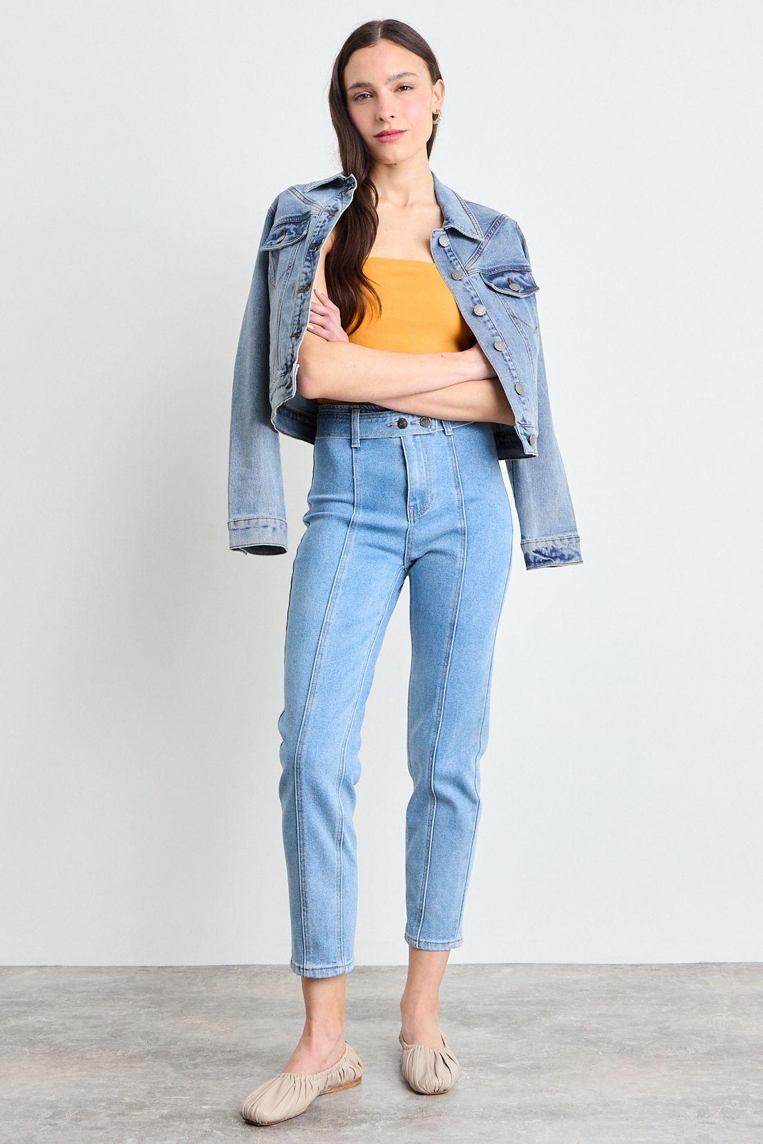 Jeans Liso Celeste iO 11320225014110-0