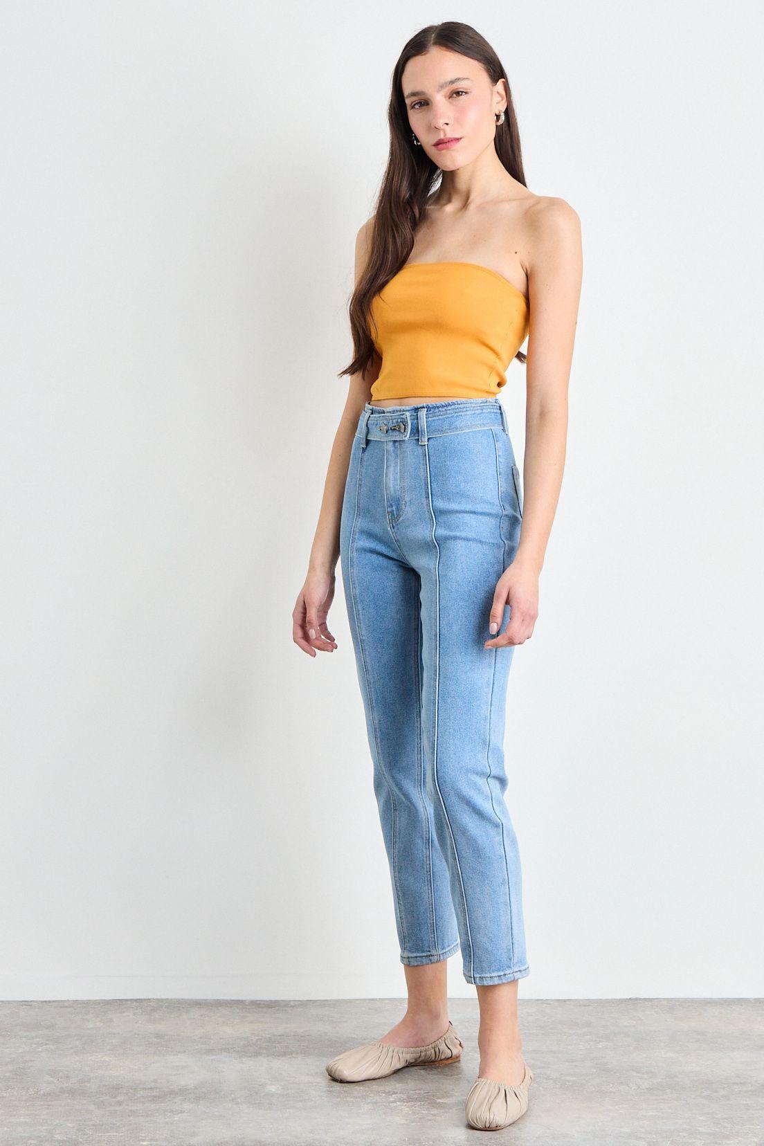 Jeans Liso Celeste iO 11320225014110-4