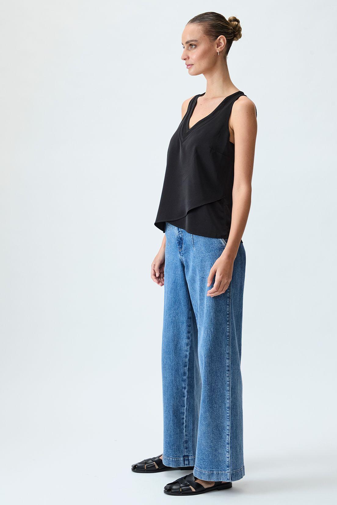 Blusa Lisa Negro iO 14020125001102-2