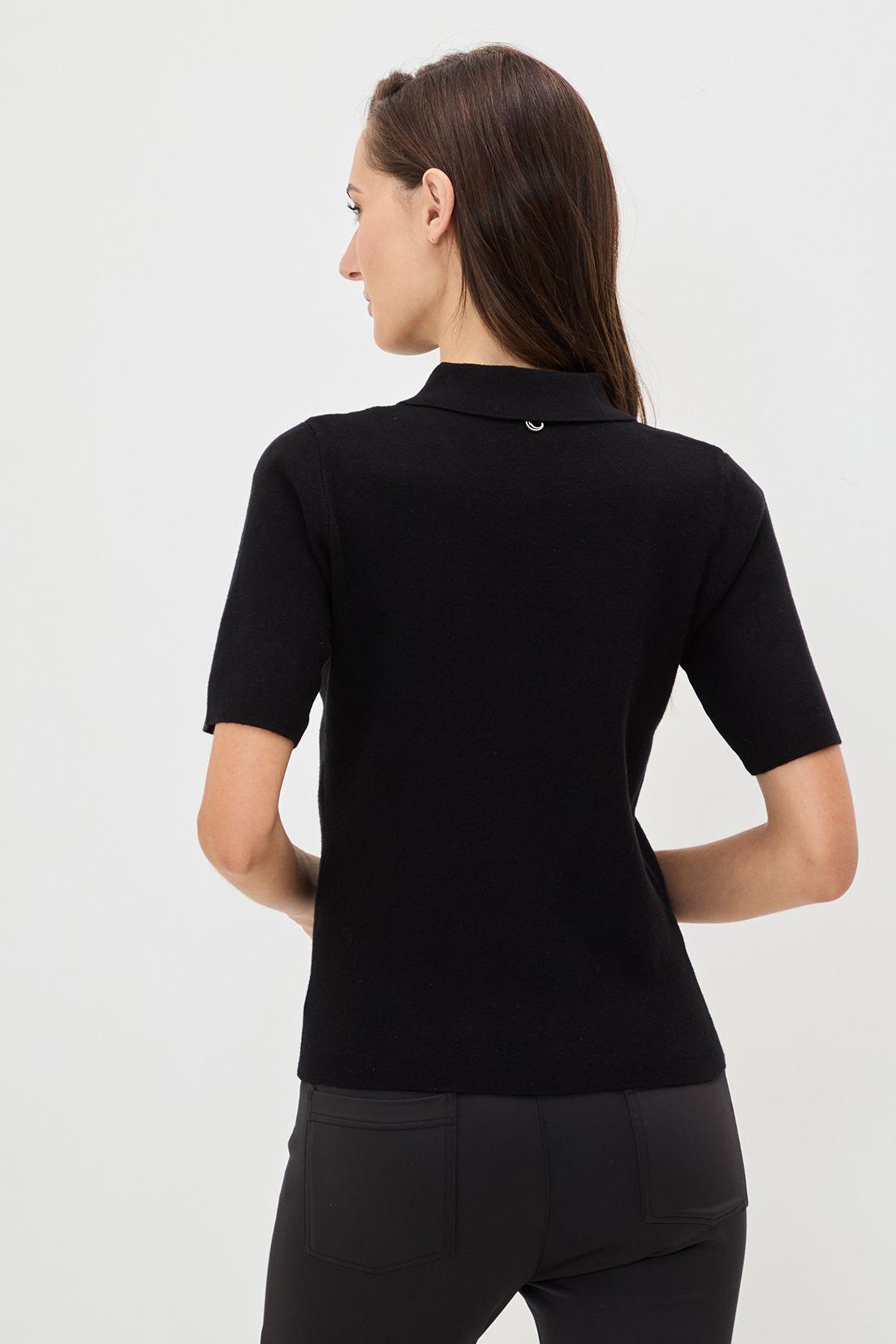 Polera Manga Corta Negro iO 18120125029102-2
