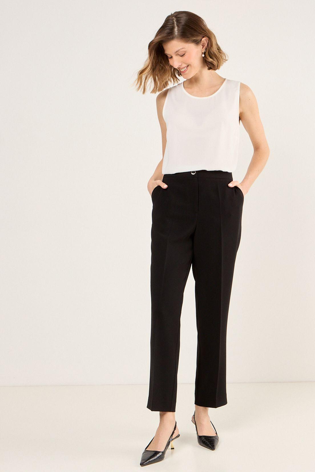Pantalon Formal Recto Negro Ma Griffe 11002225059102-0