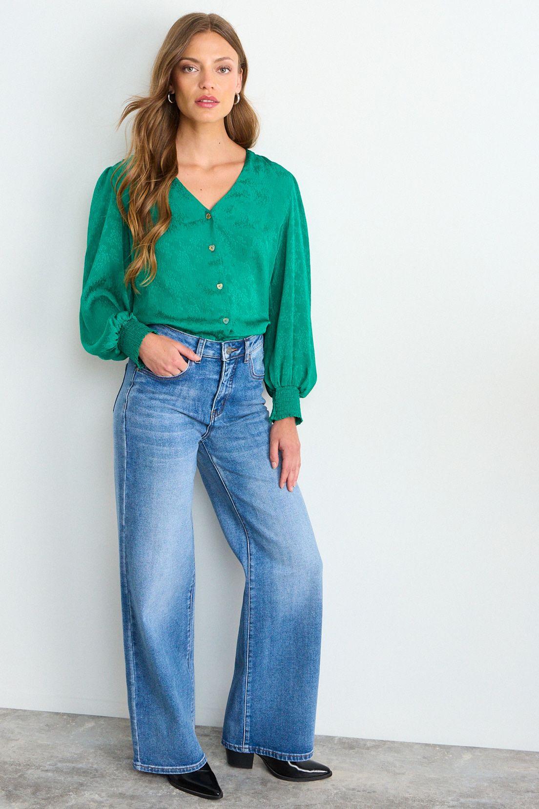 Blusa Lisa Verde Oliva iO 14020126007107-3