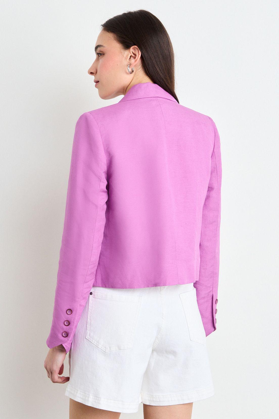Blazer Liso Fucsia iO 16020225060116-2