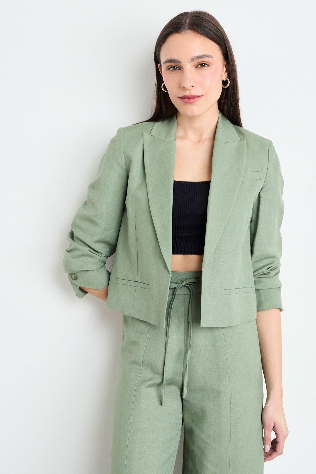 Blazer Liso Verde Oliva iO 16020225060107-0
