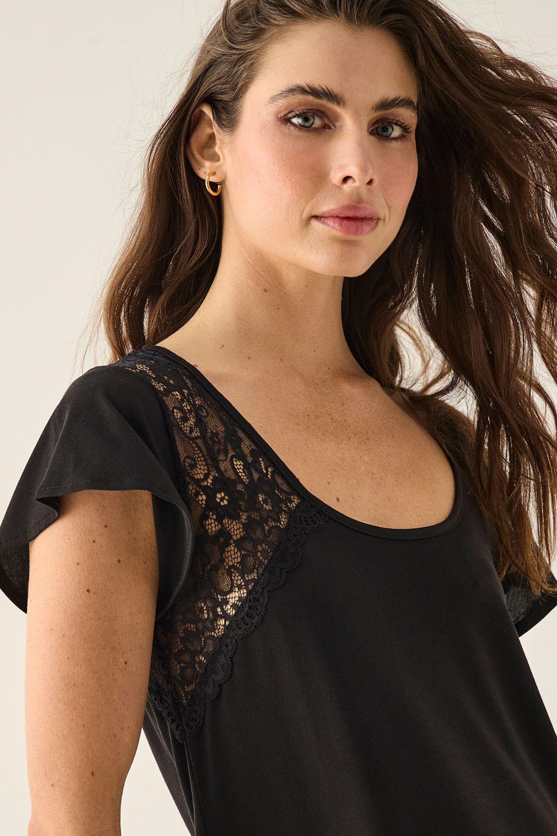 Polera Lisa Negro Ash 14207125001102-1