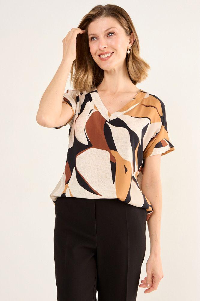 Polera Fantasia Beige Ma Griffe 14304225001106-0