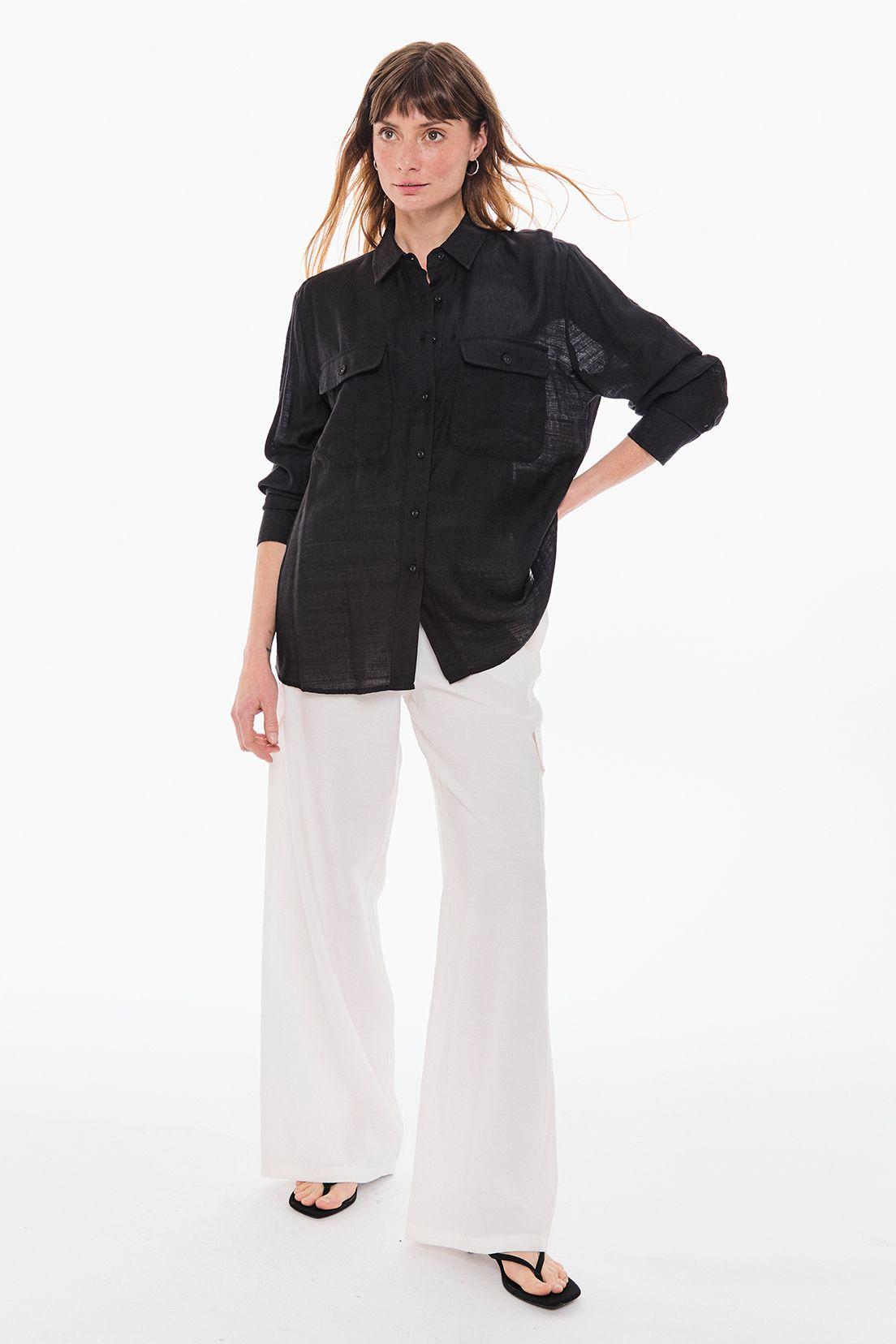 Blusa Lisa Negro Ash 14076224001102-4