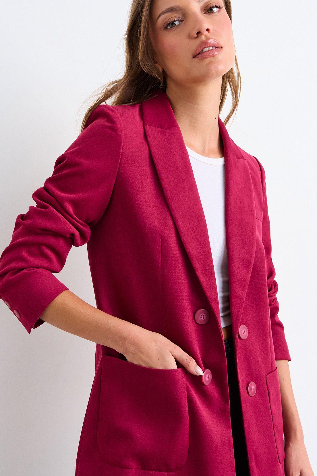 Blazer Liso Burdeos iO 16020126061112-1