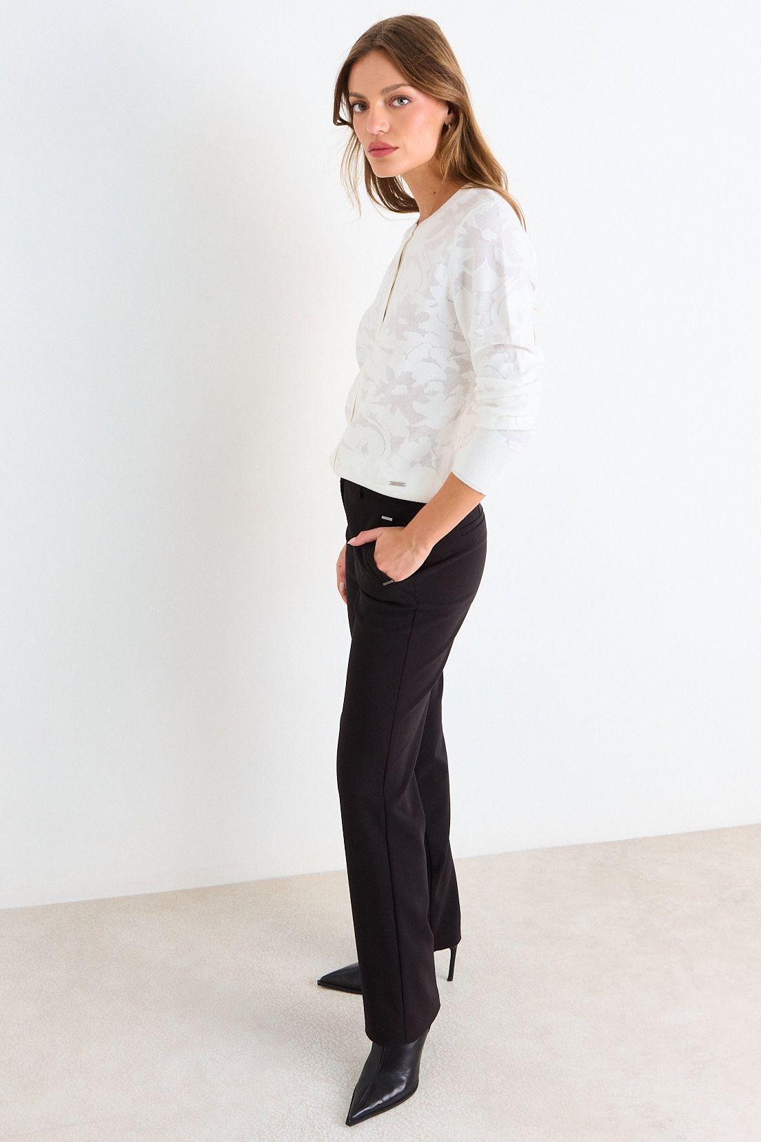 Cardigan Jaqcuard Crudo Ash 18007126003105-4