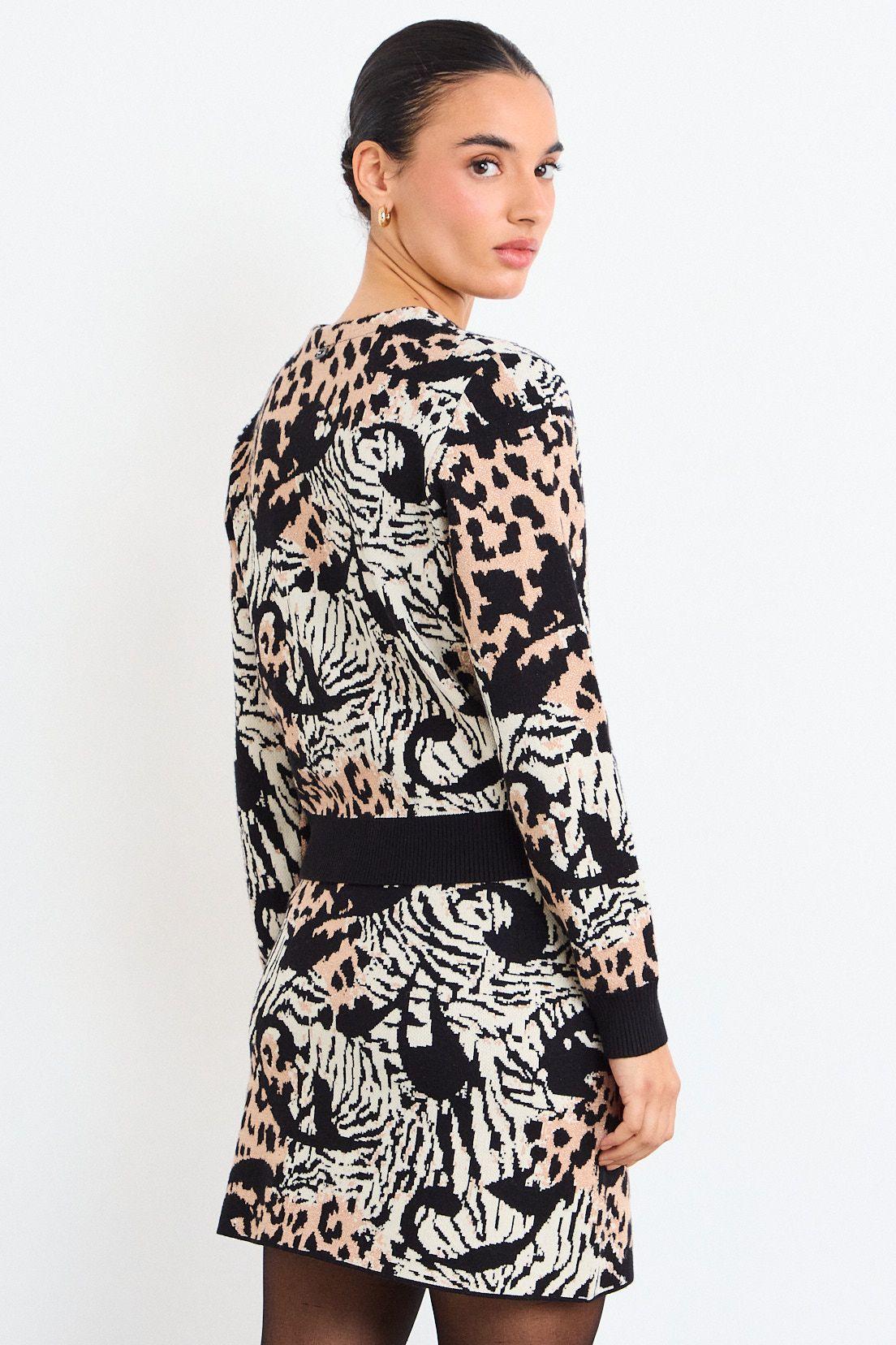 Cardigan Top Negro iO 18620126011102-2