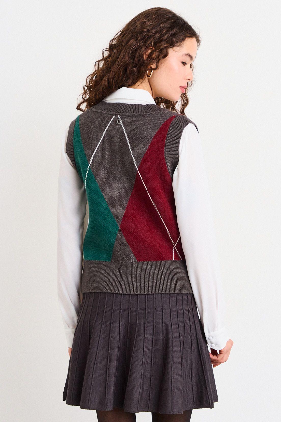 Sweater Sin Mangas Fantasia Gris iO 18720226002113-2