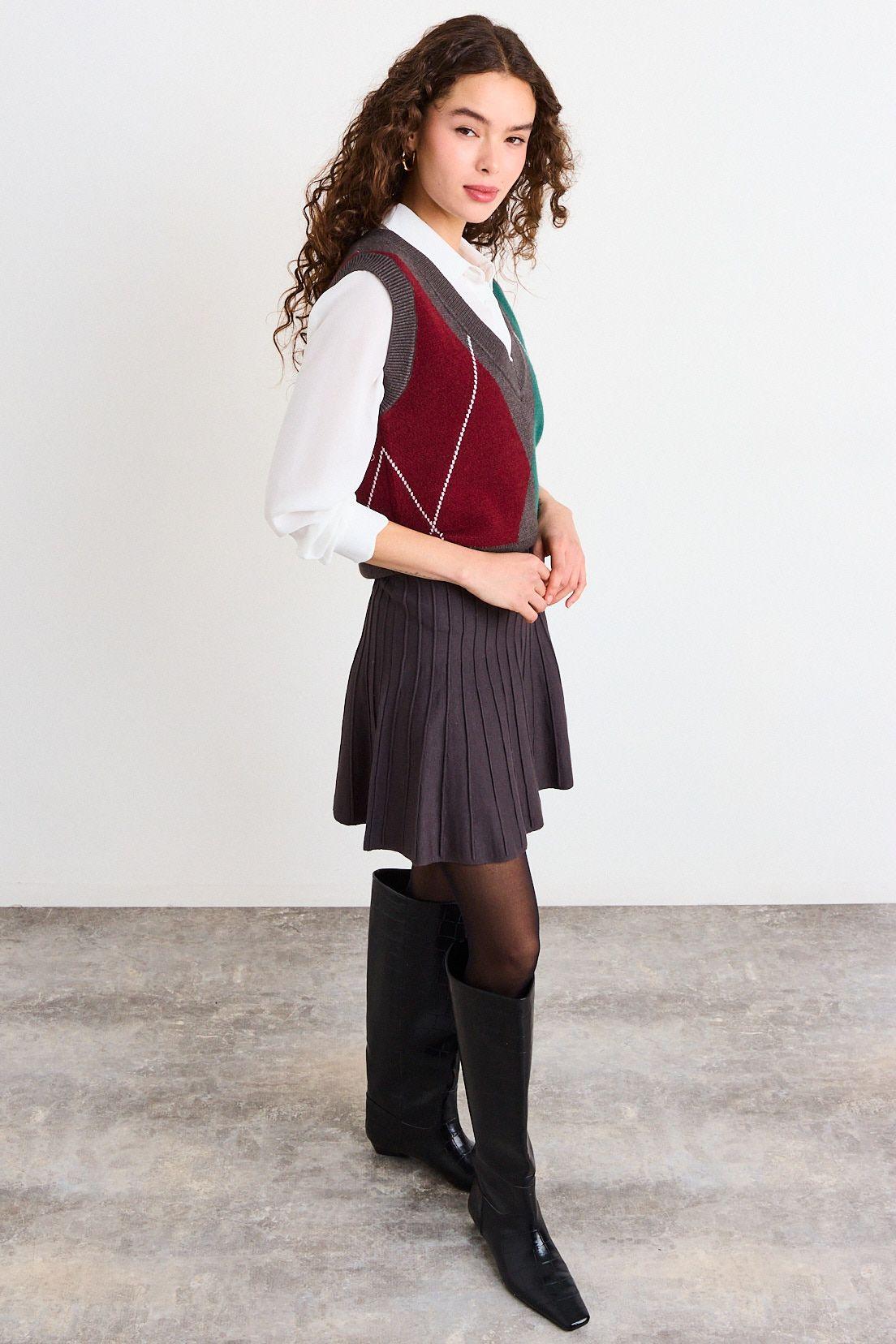 Sweater Sin Mangas Fantasia Gris iO 18720226002113-3