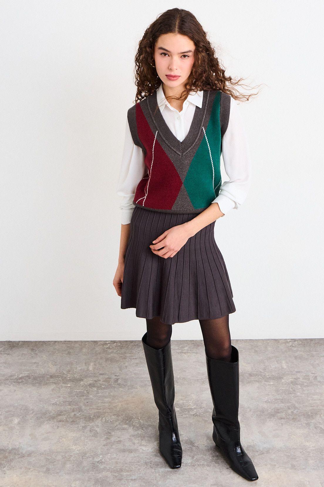 Sweater Sin Mangas Fantasia Gris iO 18720226002113-4