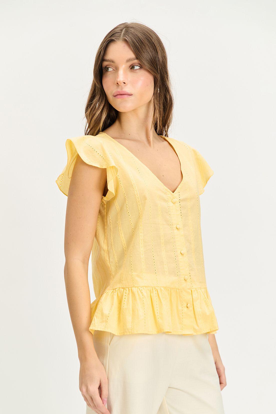 Blusa Lisa amarillo iO 14020224009108-3