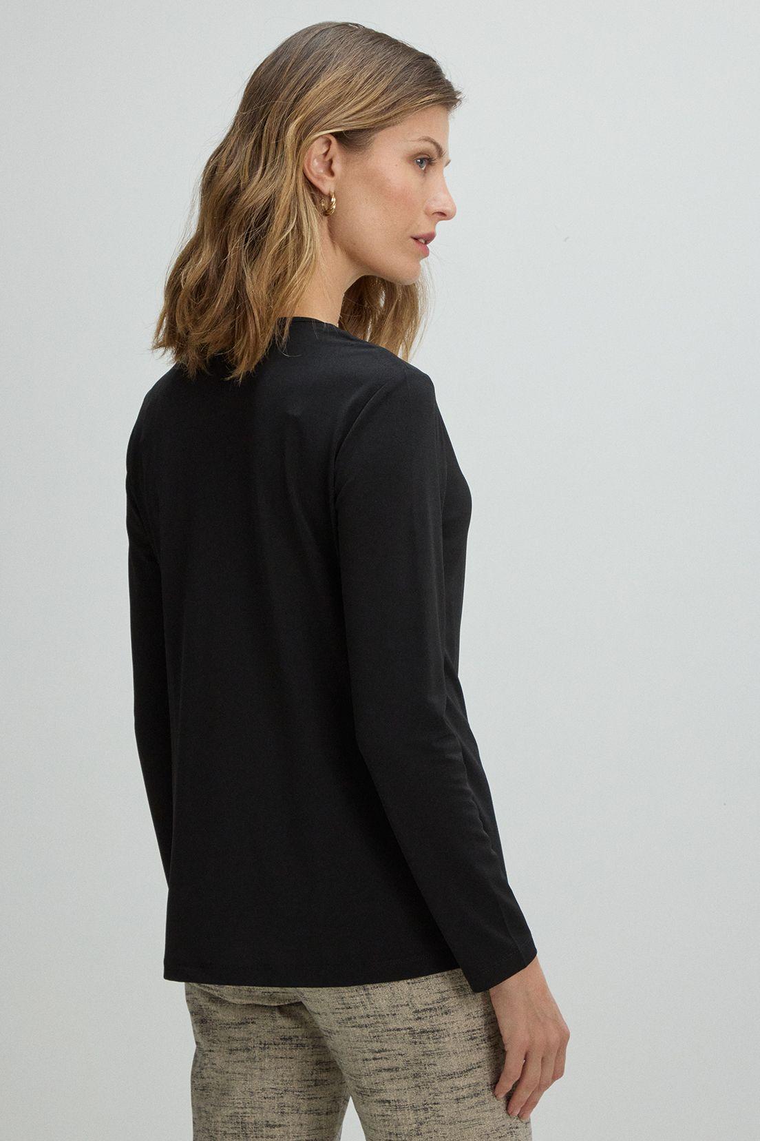 Polera Manga Larga Negro Ma Griffe 14202225050102-1