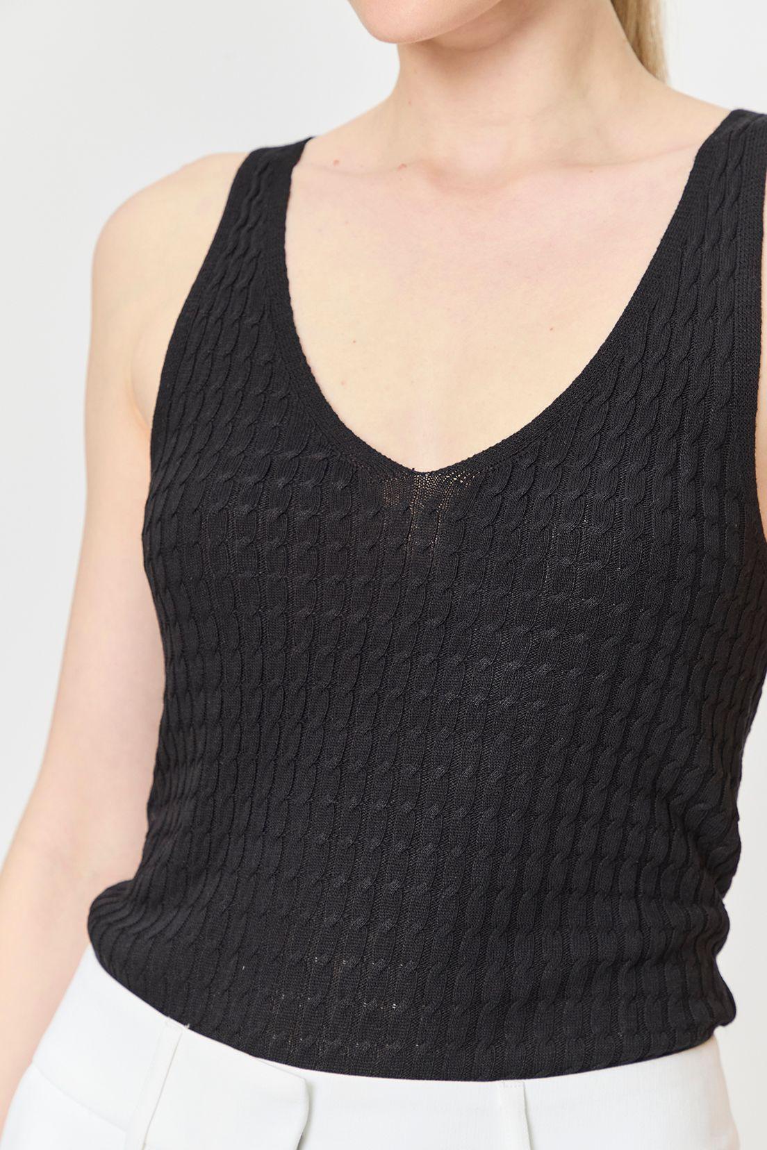Top Tejido Negro Ash 18207224050102-1