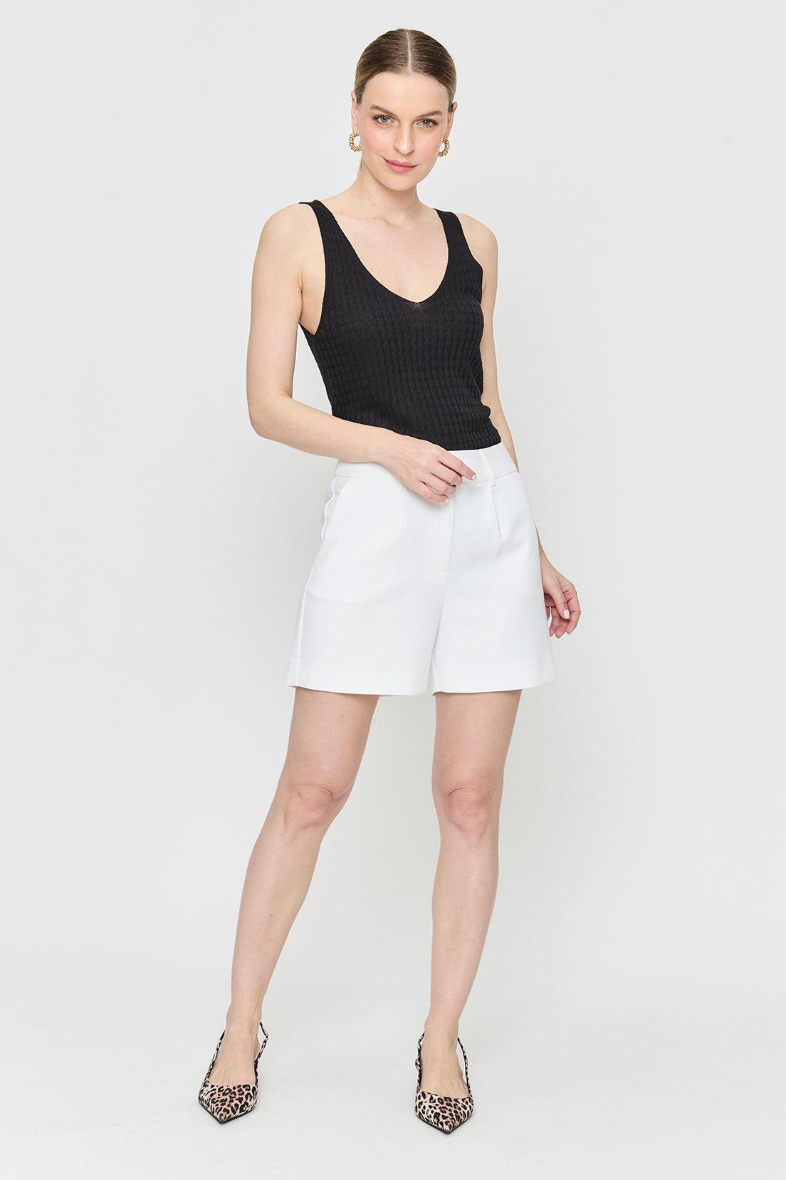 Top Tejido Negro Ash 18207224050102-0