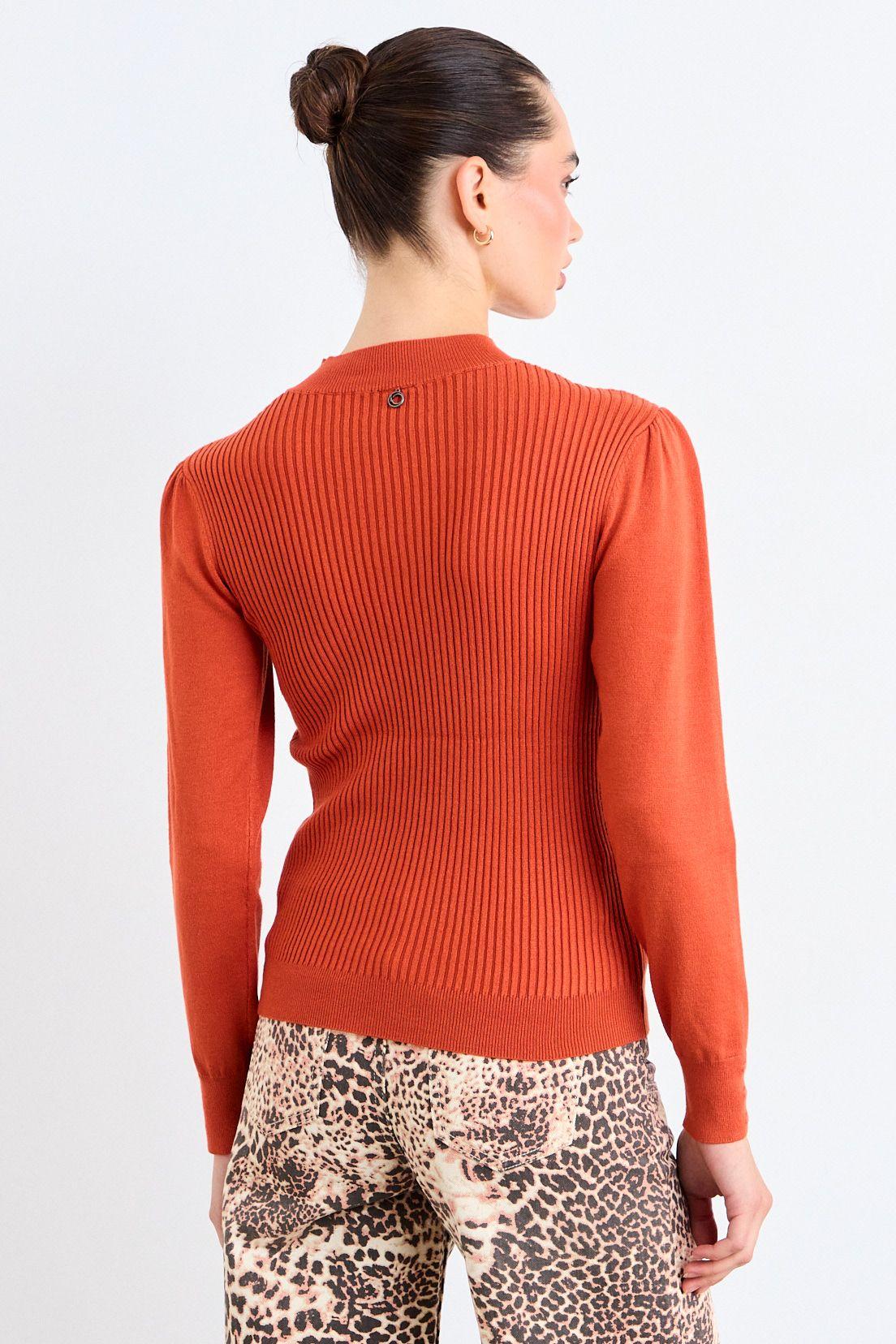 Sweater Liso Naranjo iO 18120126005114-1