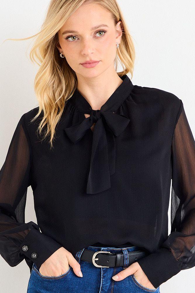 Blusa Lisa Negro Ash 14007126019102-0