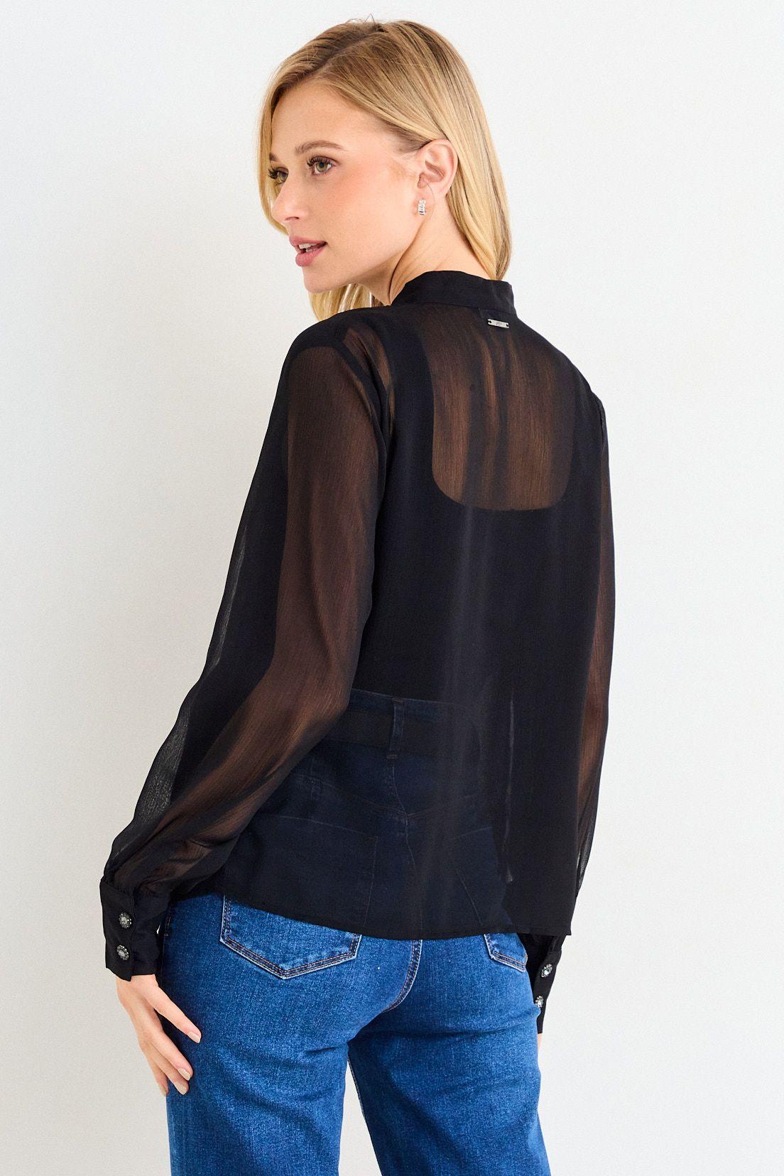 Blusa Lisa Negro Ash 14007126019102-2