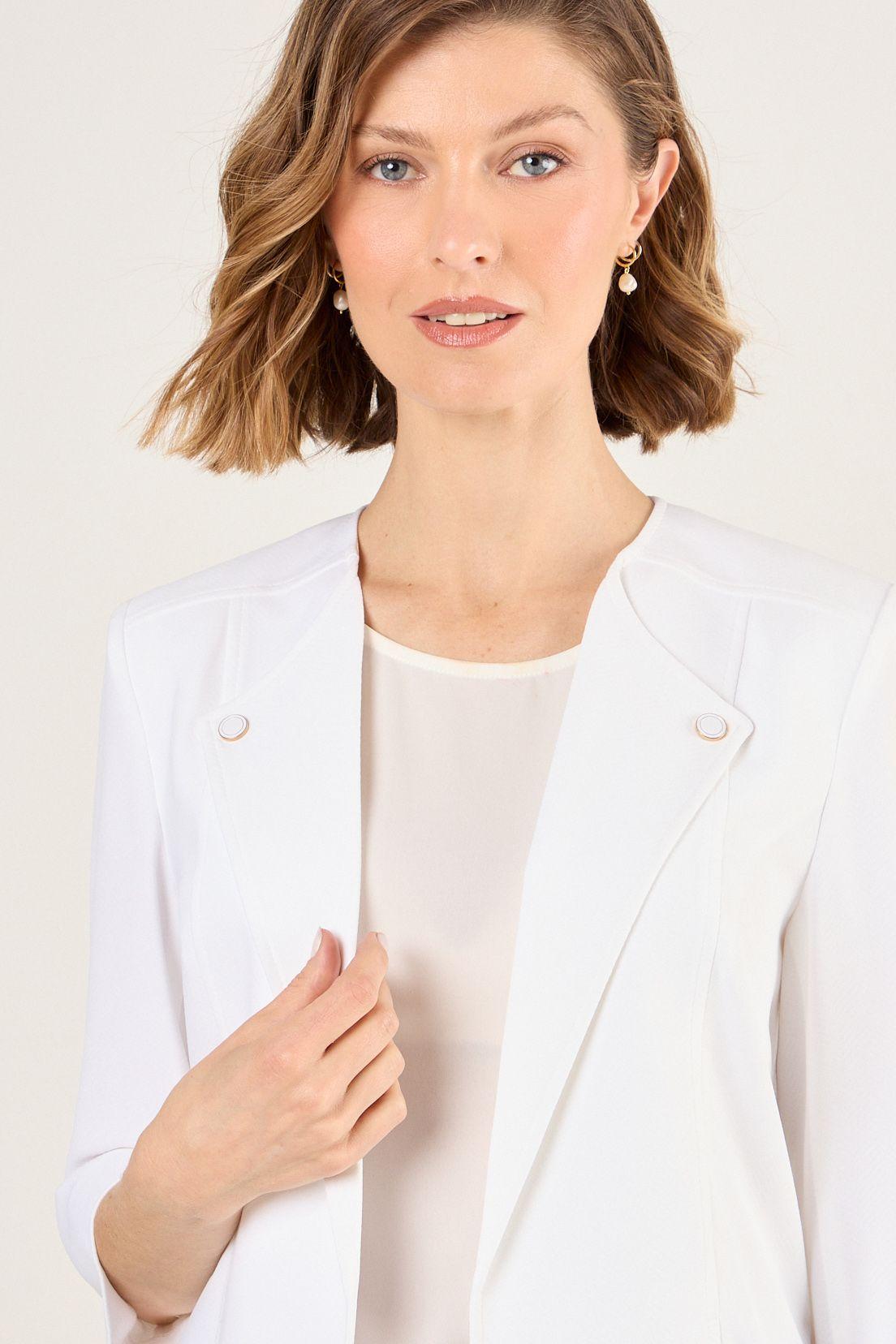 Blazer Liso Blanco Ma Griffe 16002225006101-1