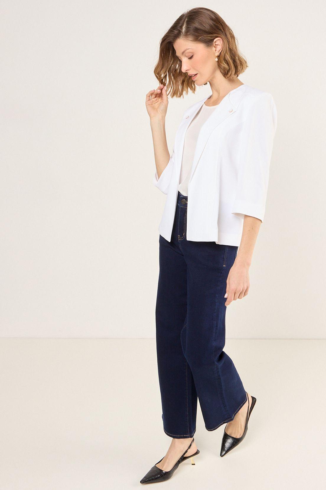 Blazer Liso Blanco Ma Griffe 16002225006101-4