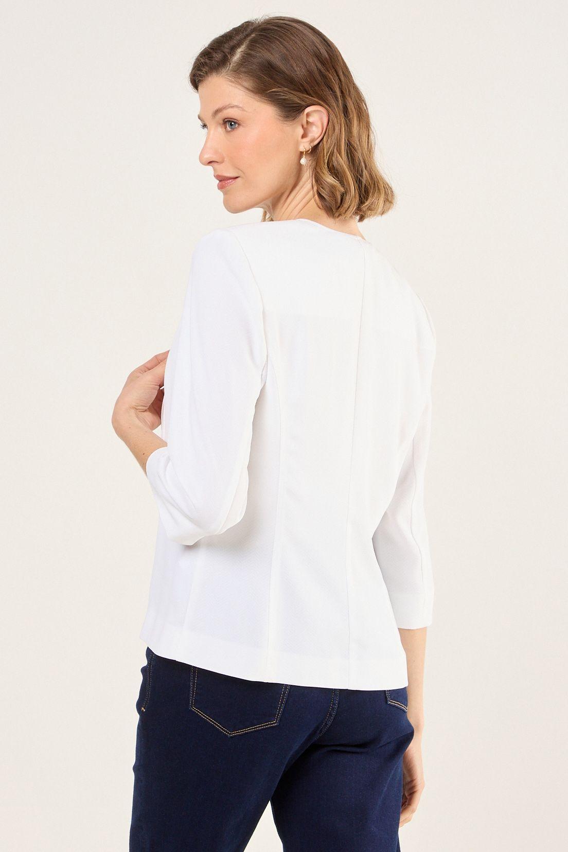 Blazer Liso Blanco Ma Griffe 16002225006101-2