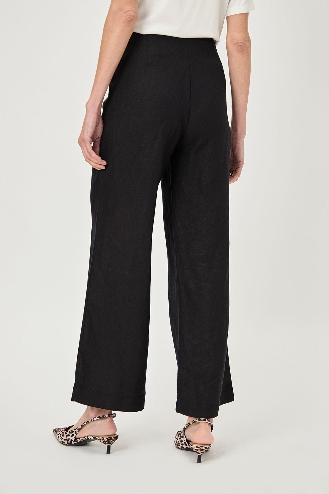 Pantalon Wide Botones Negro Ma Griffe 11002224056102-4