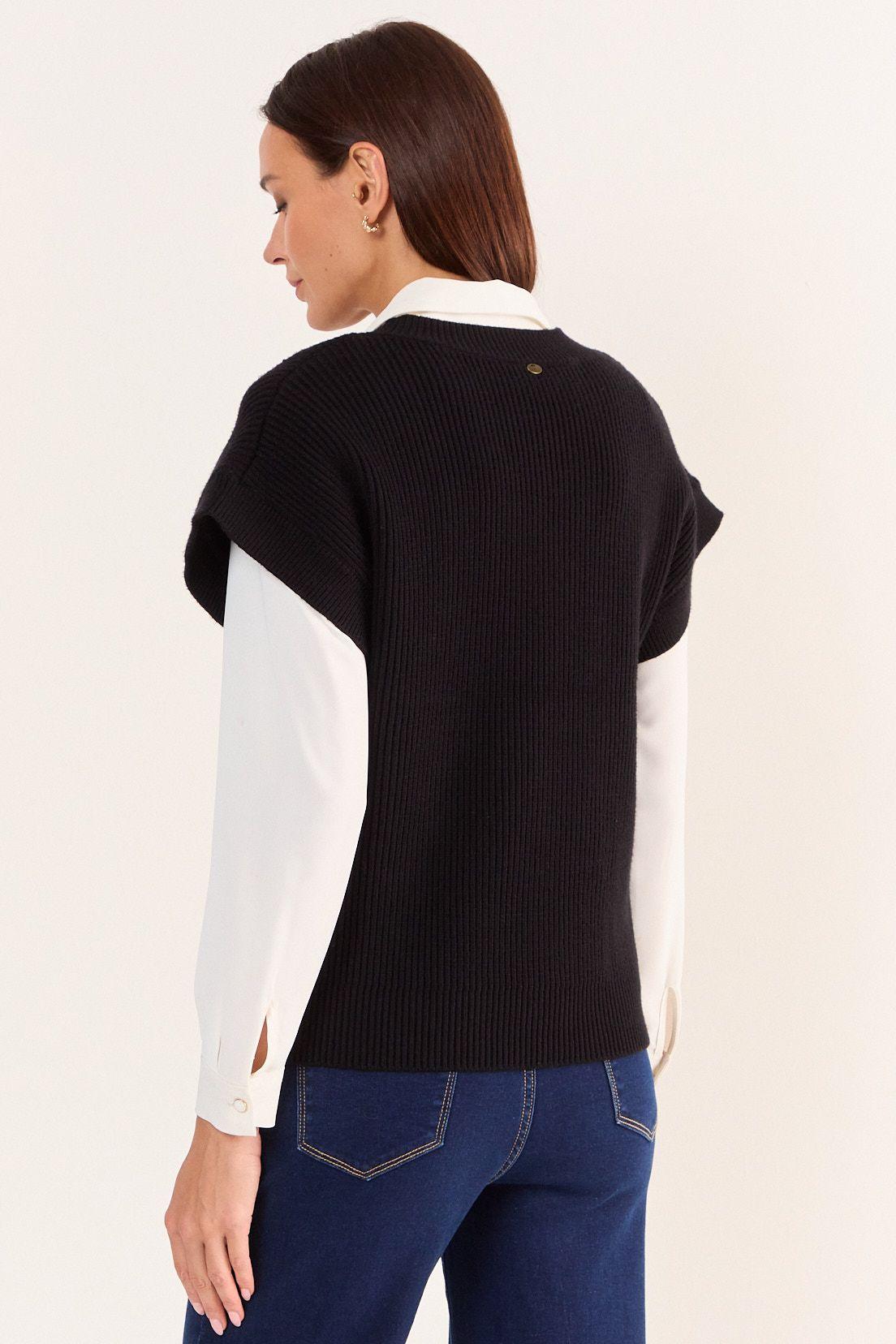 Sweater Liso Negro Ma Griffe 18102125054102-2