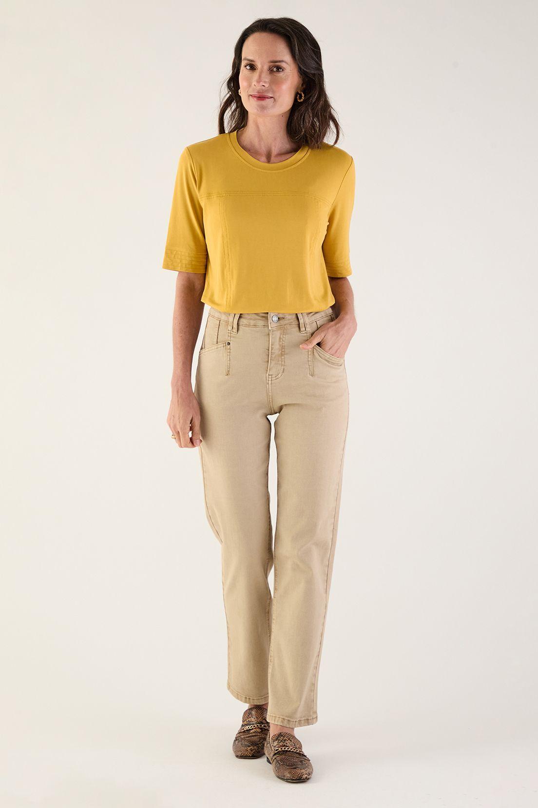 Jeans Recto Beige 11302125004106-4